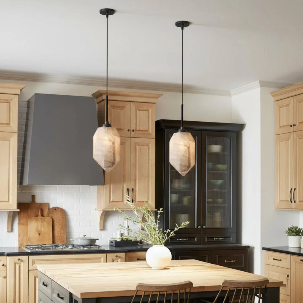 Aubrey Alabaster Pendant Light | wildoxy