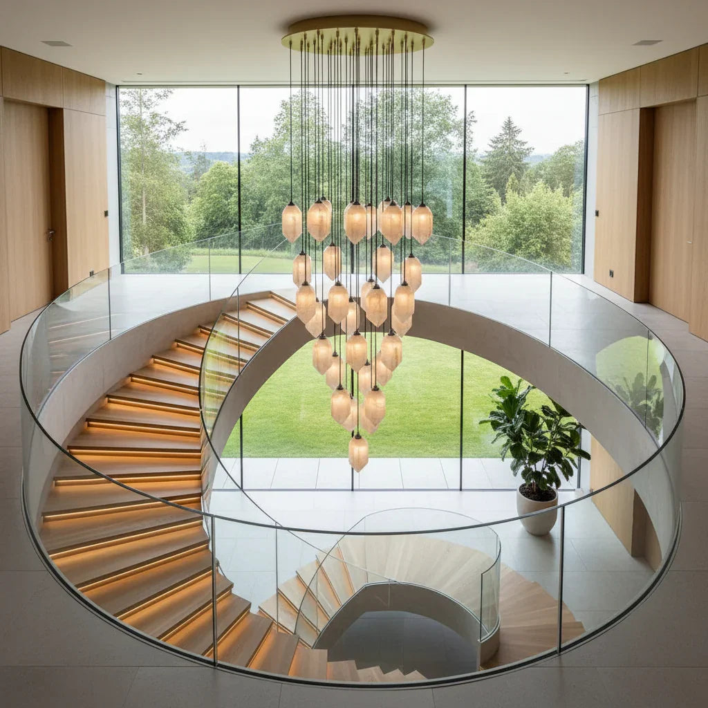 Aubrey Alabaster Pendant Light | wildoxy