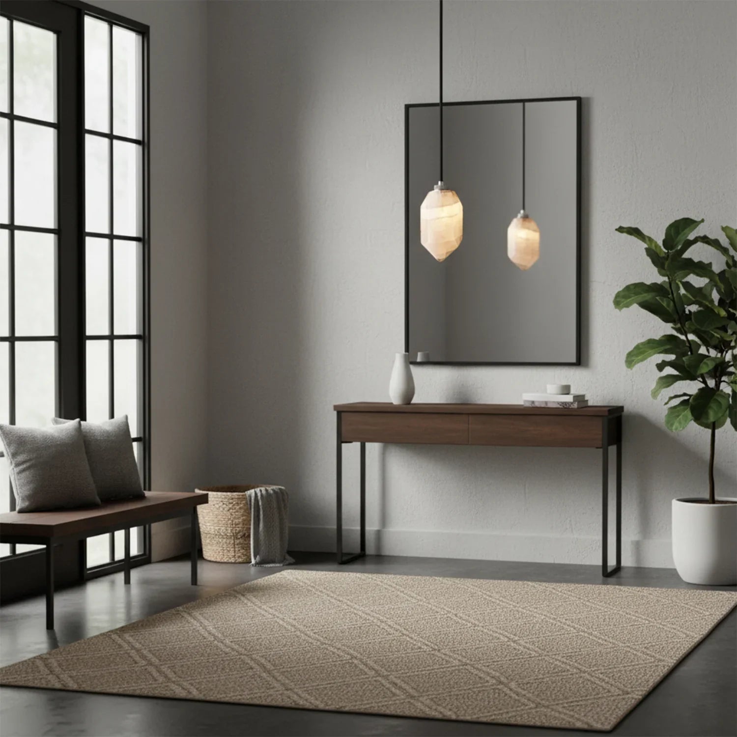 Aubrey Alabaster Pendant Light | wildoxy