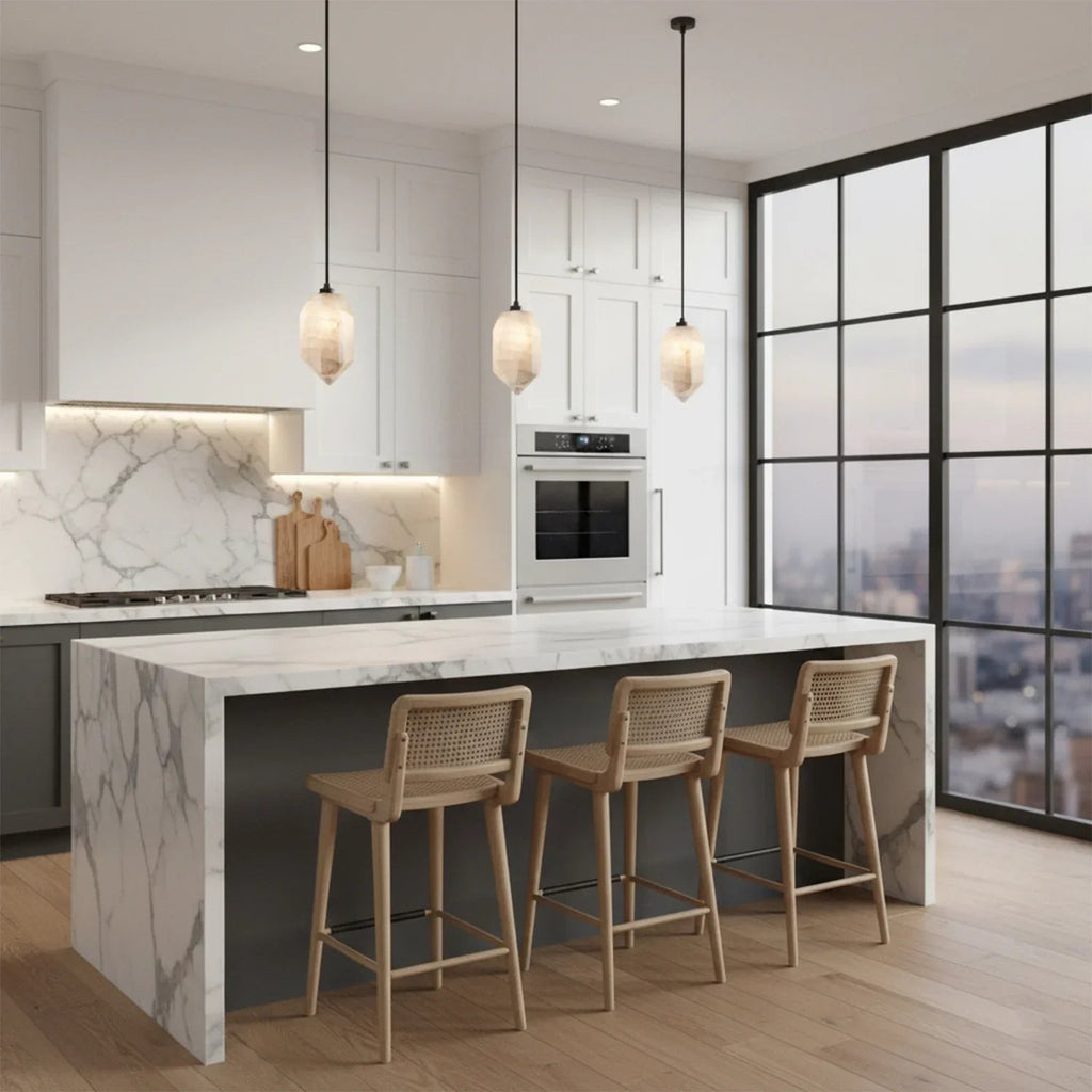 Aubrey Alabaster Pendant Light | wildoxy