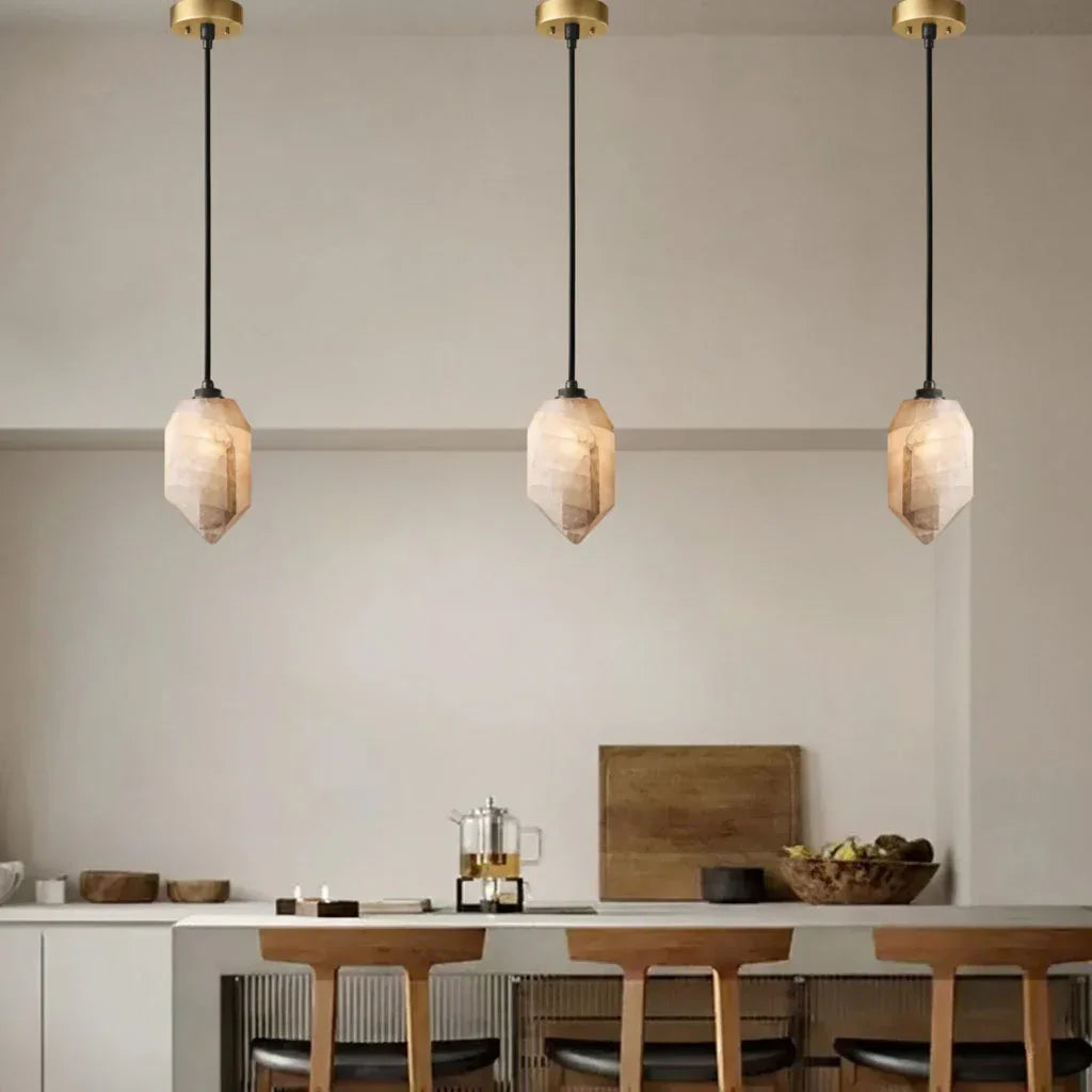 Aubrey Alabaster Pendant Light | wildoxy