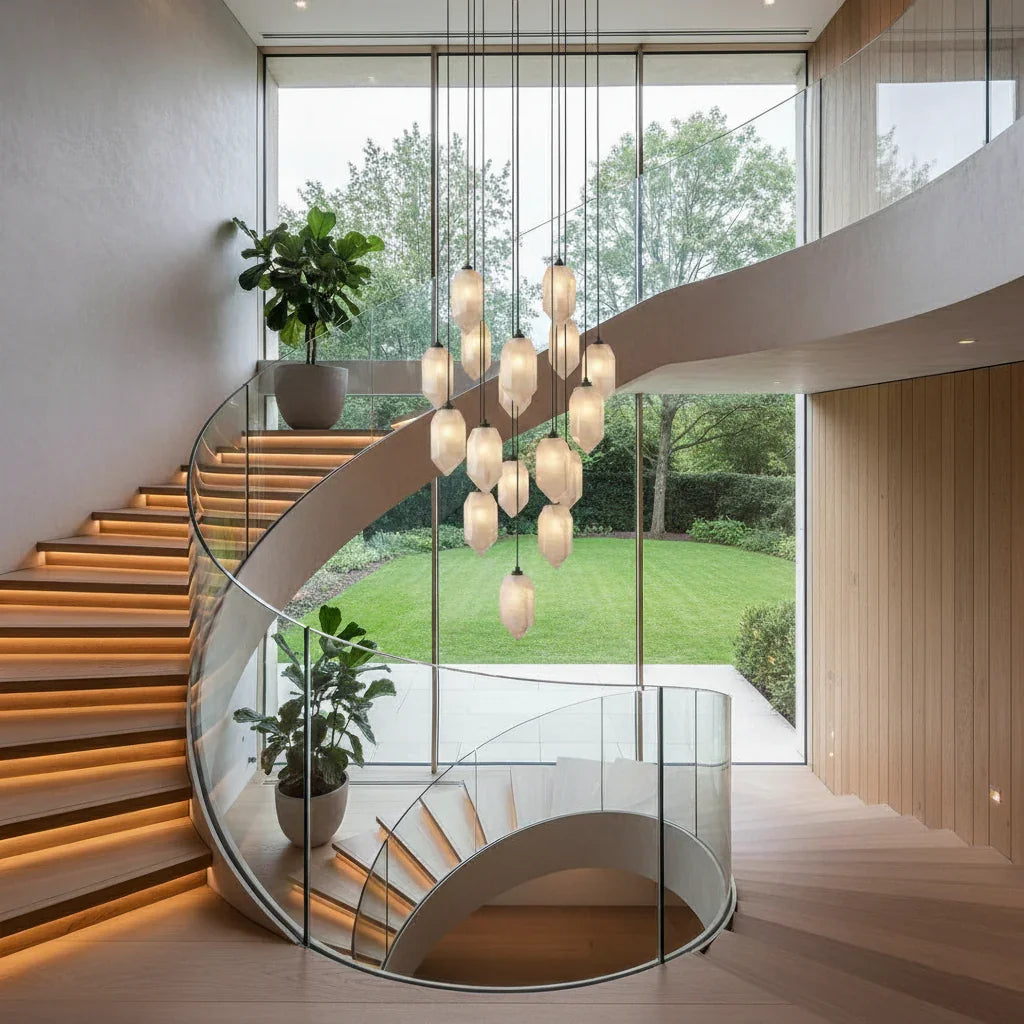 Aubrey Alabaster Pendant Light | wildoxy