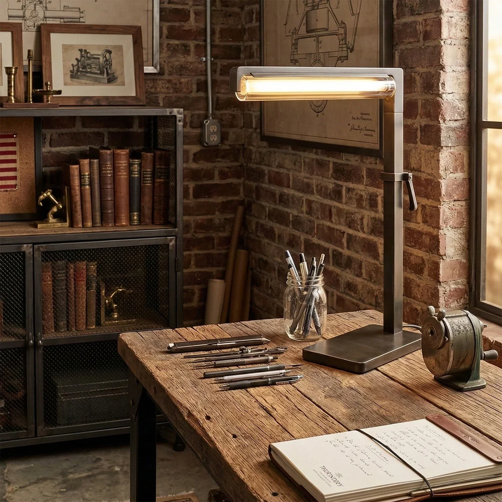 Audobos Glass Task Table Lamp | wildoxy