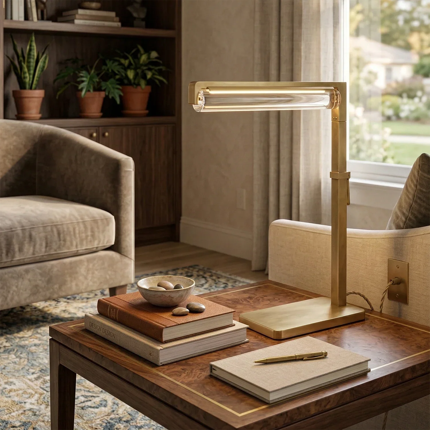 Audobos Glass Task Table Lamp | wildoxy