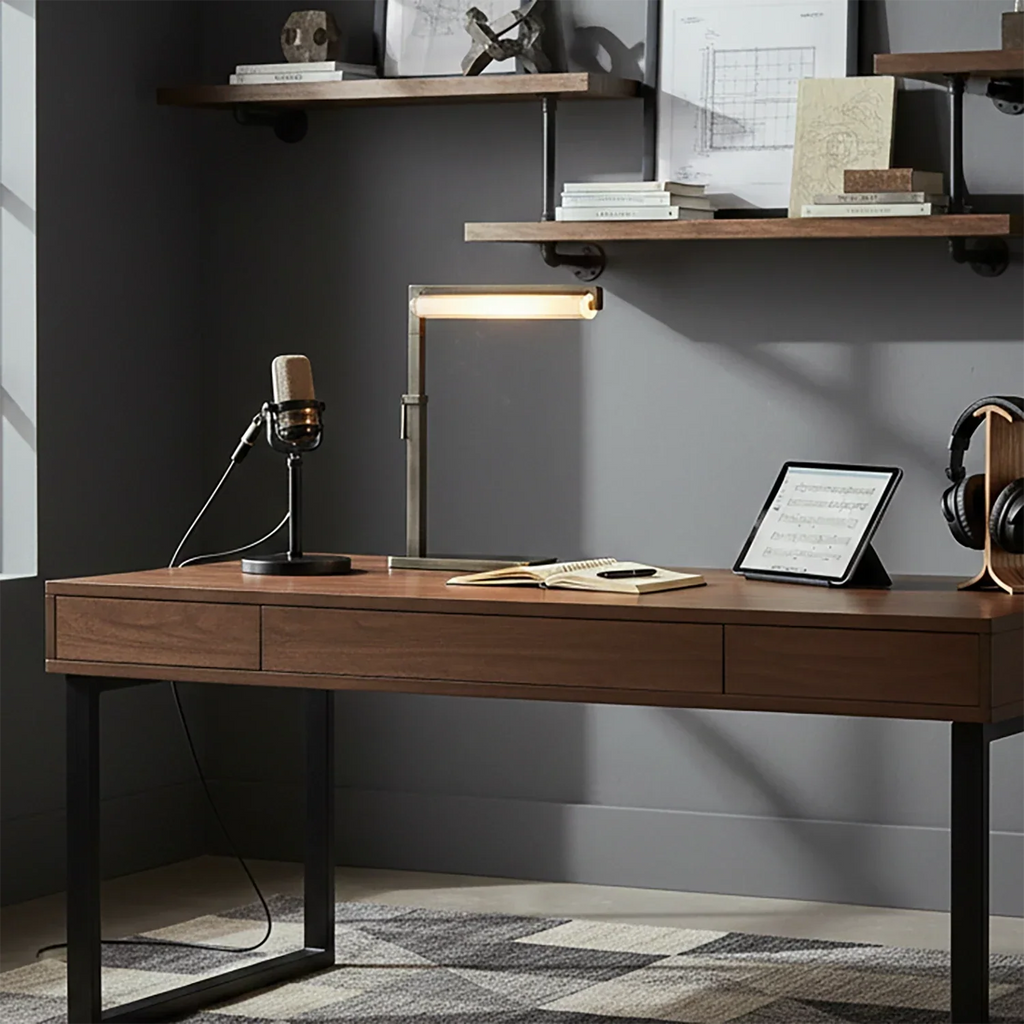 Audobos Glass Task Table Lamp | wildoxy