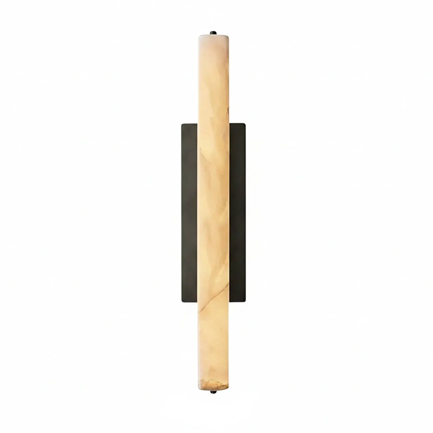 Audon Natural Linear Alabaster Stone Wall Sconce | wildoxy