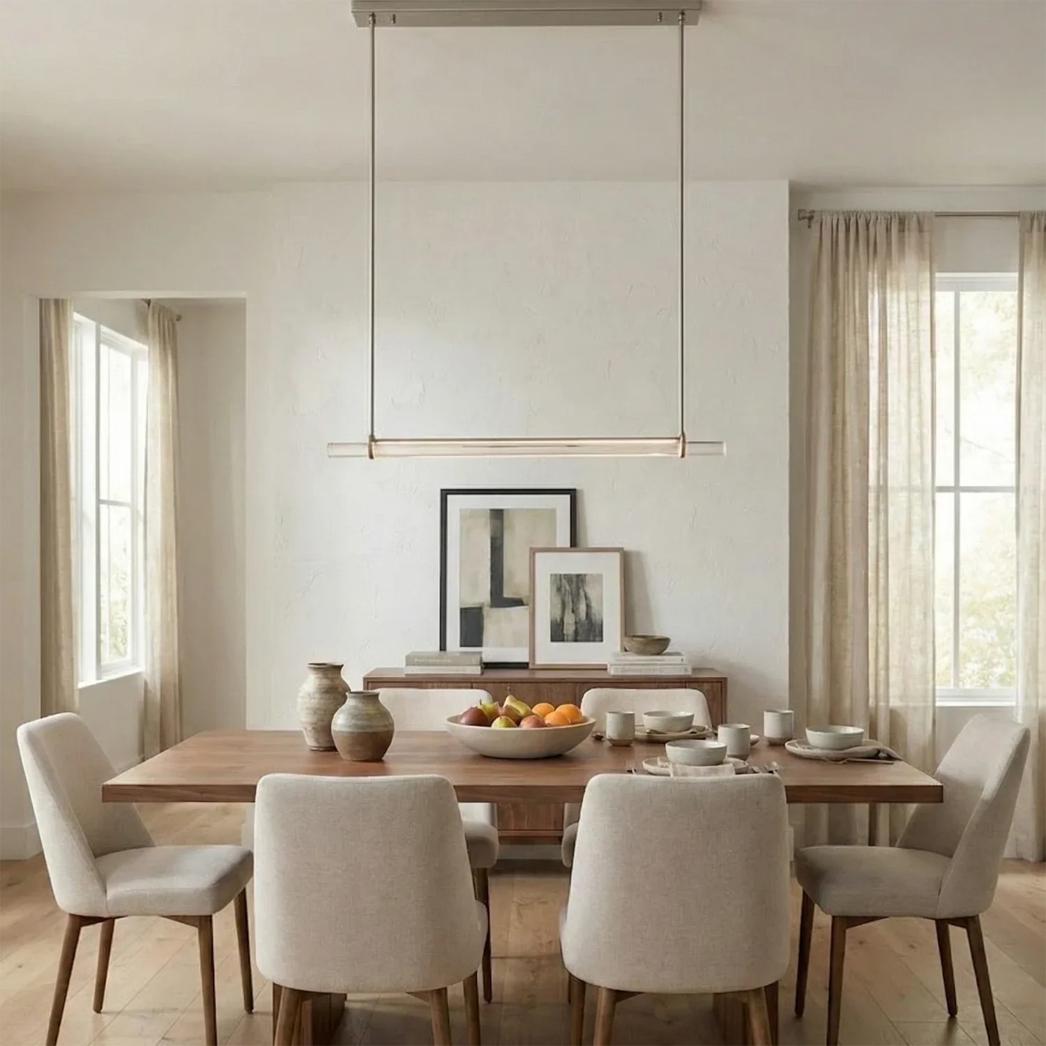 Audubon Crystal-Glow Multi-Bar Linear Chandelier | wildoxy