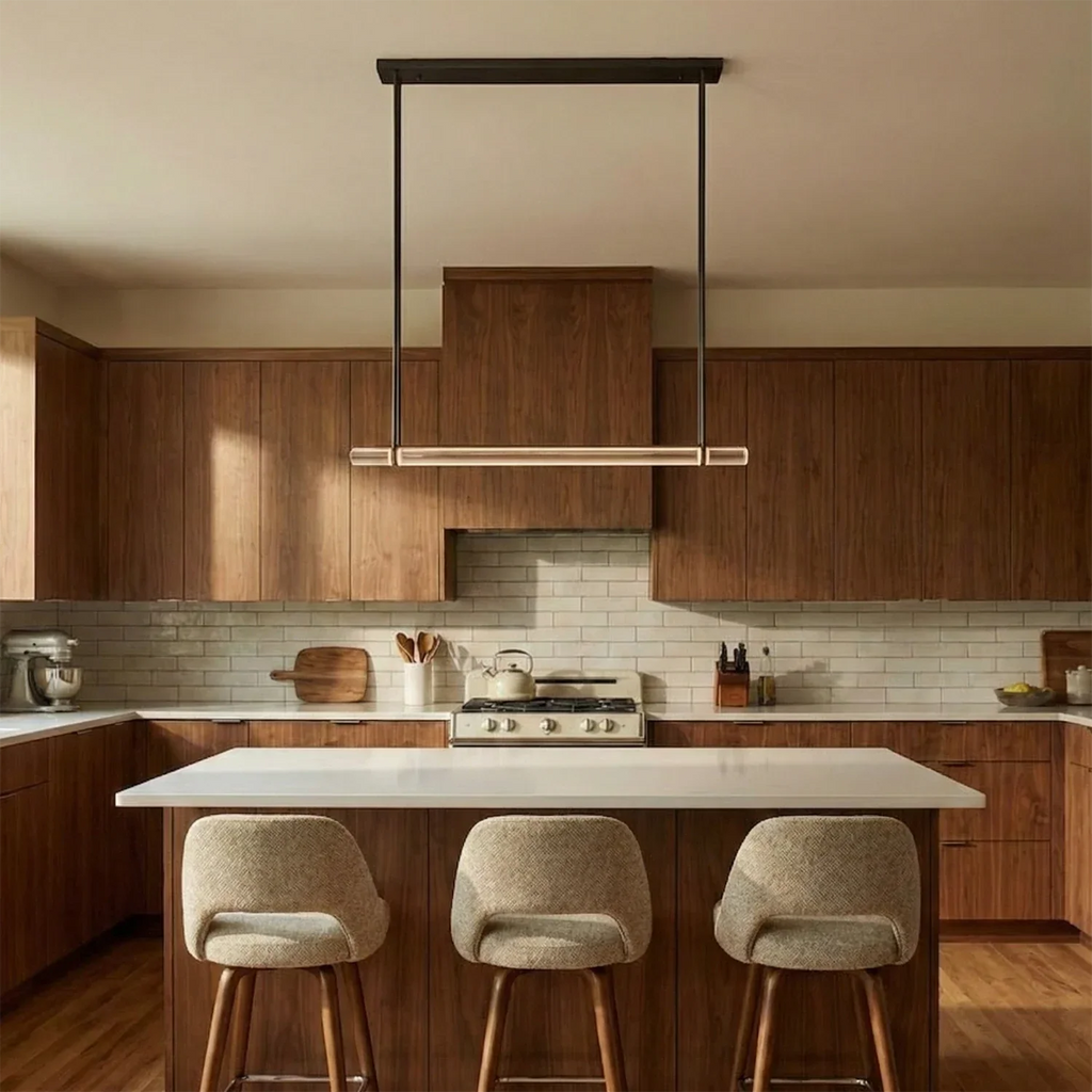 Audubon Crystal-Glow Multi-Bar Linear Chandelier | wildoxy