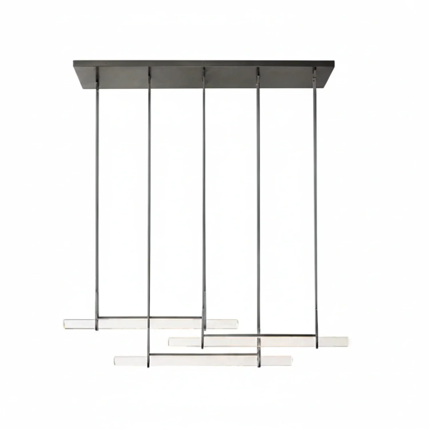 Audubon Crystal-Glow Multi-Bar Linear Chandelier | wildoxy