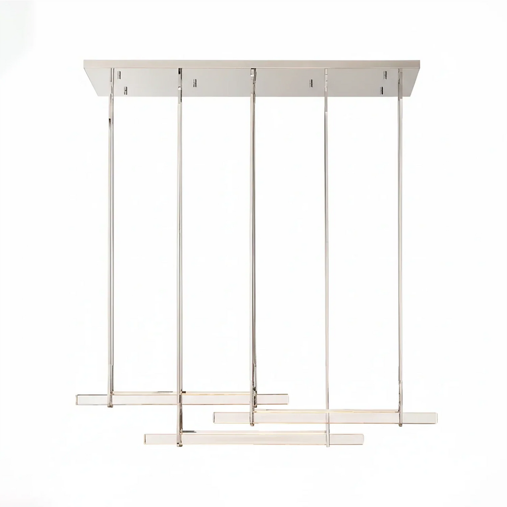 Audubon Crystal-Glow Multi-Bar Linear Chandelier | wildoxy