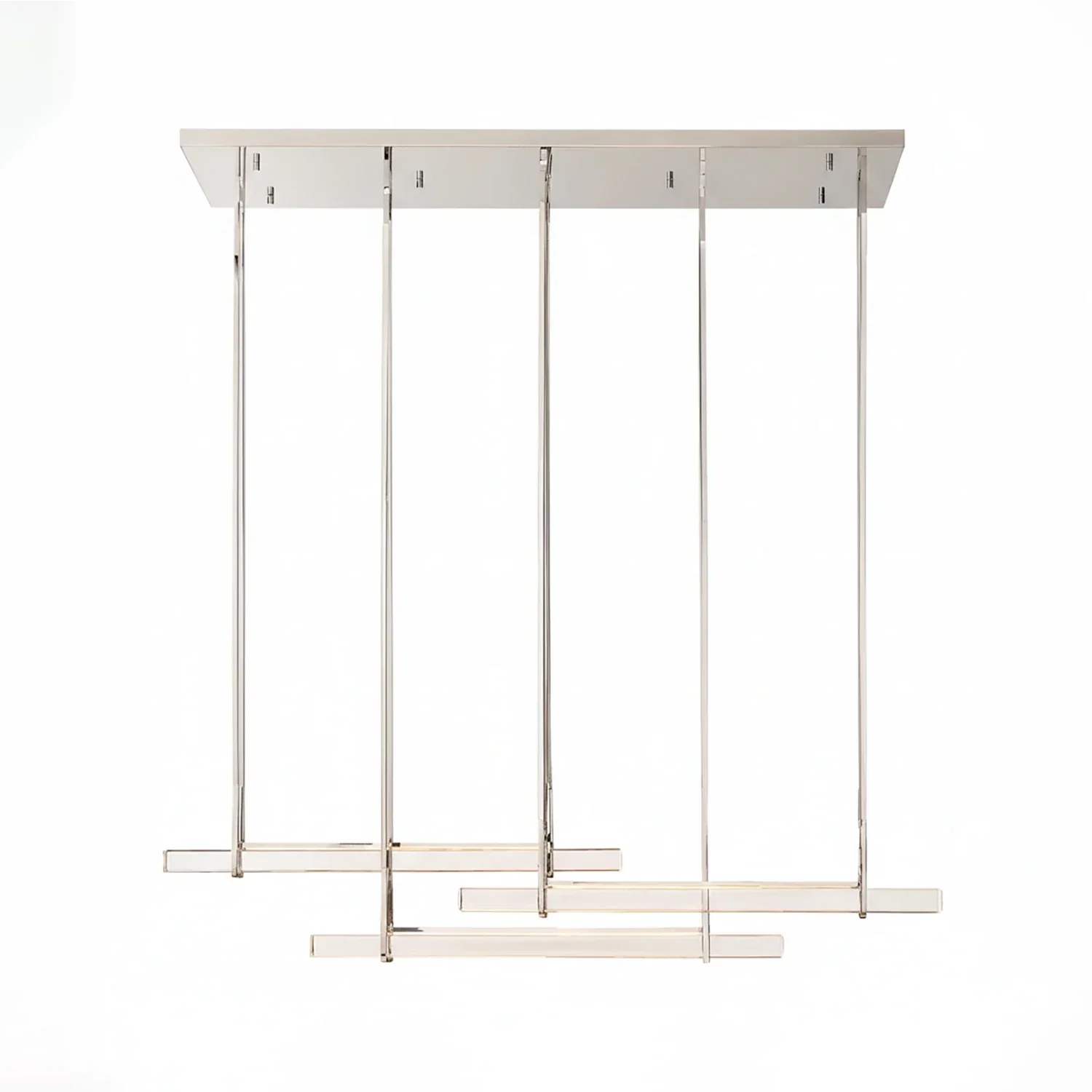 Audubon Crystal-Glow Multi-Bar Linear Chandelier | wildoxy