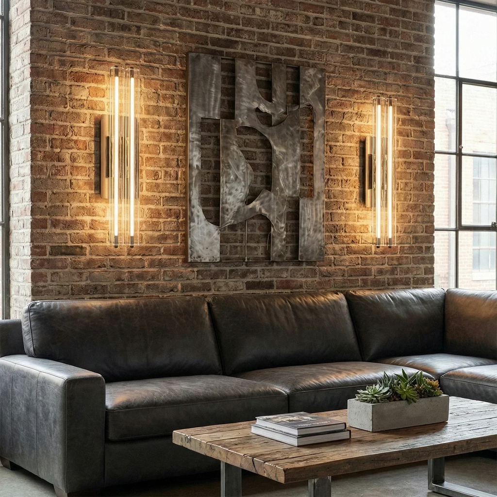Audubonne Minimalist Crystal Column Sconce | wildoxy