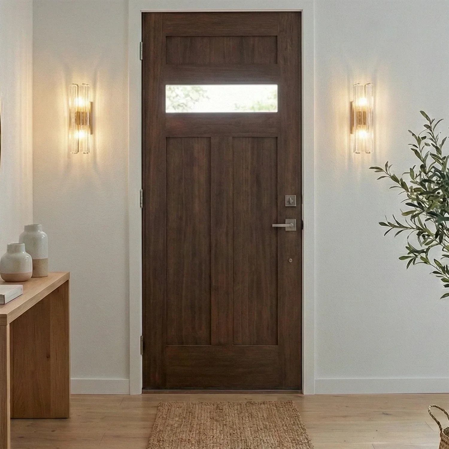 Audubonne Minimalist Crystal Column Sconce | wildoxy