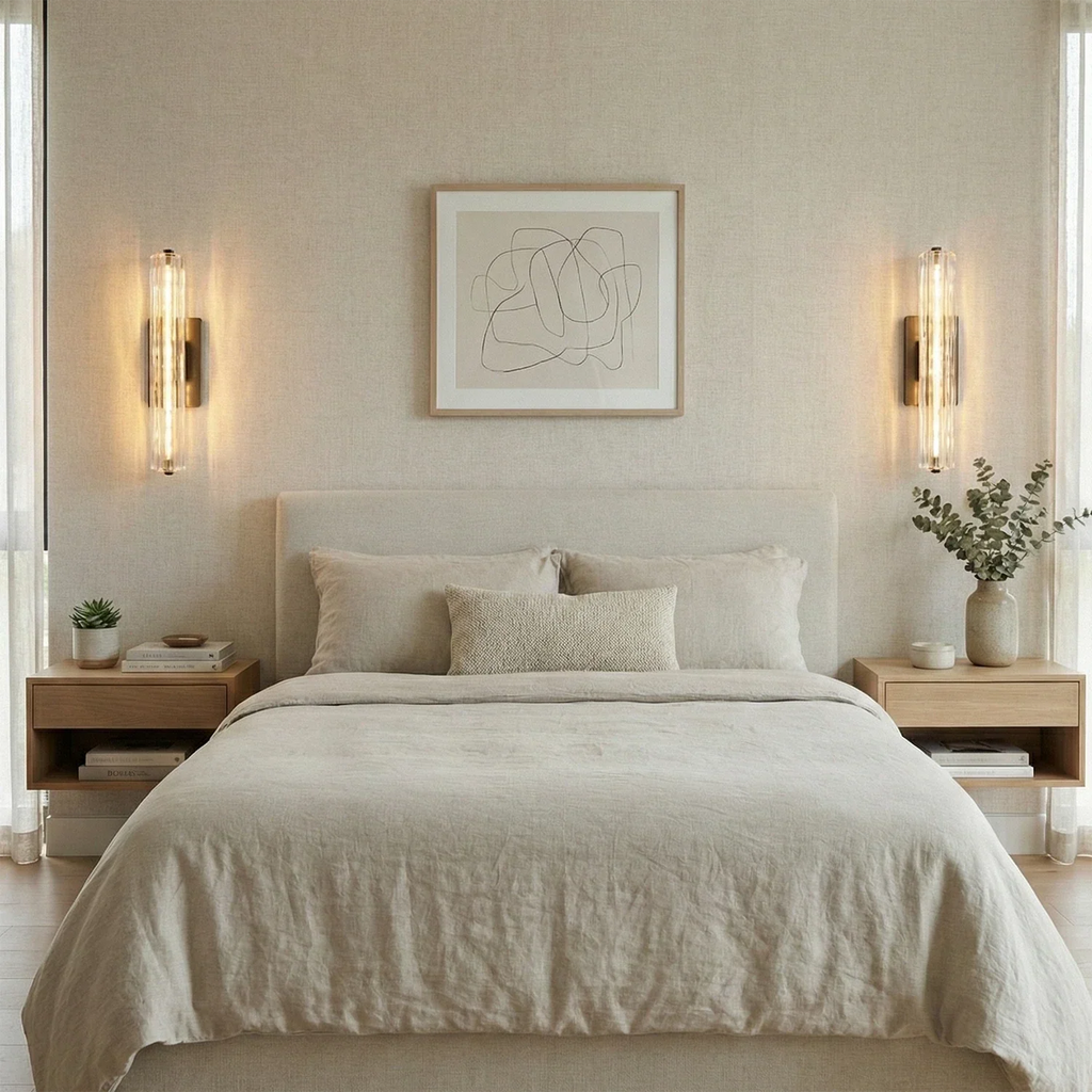 Audubonne Minimalist Crystal Column Sconce | wildoxy