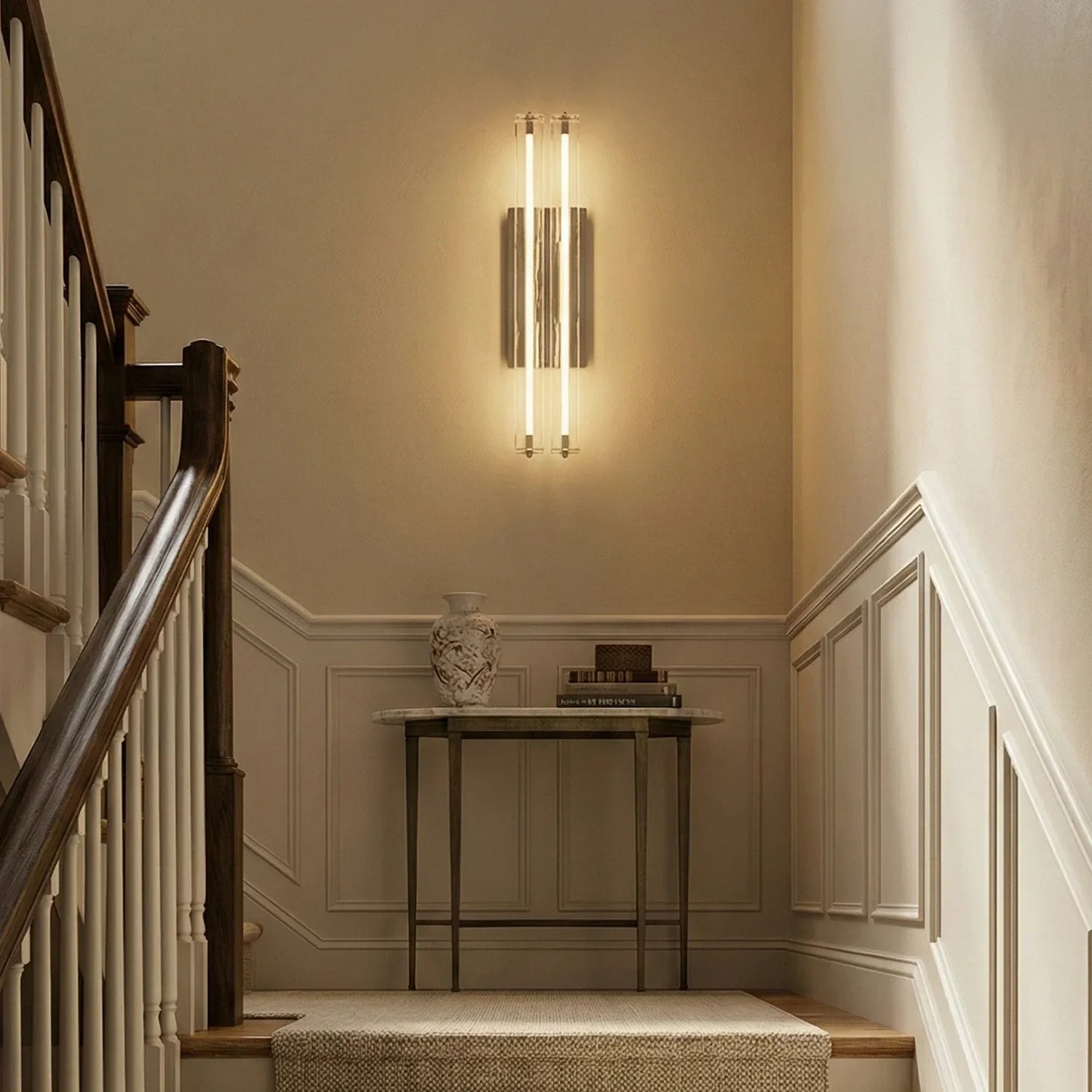 Audubonne Minimalist Crystal Column Sconce | wildoxy