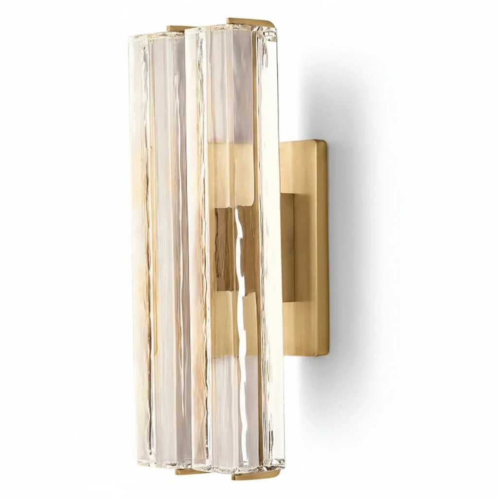 Audubonne Minimalist Crystal Column Sconce | wildoxy