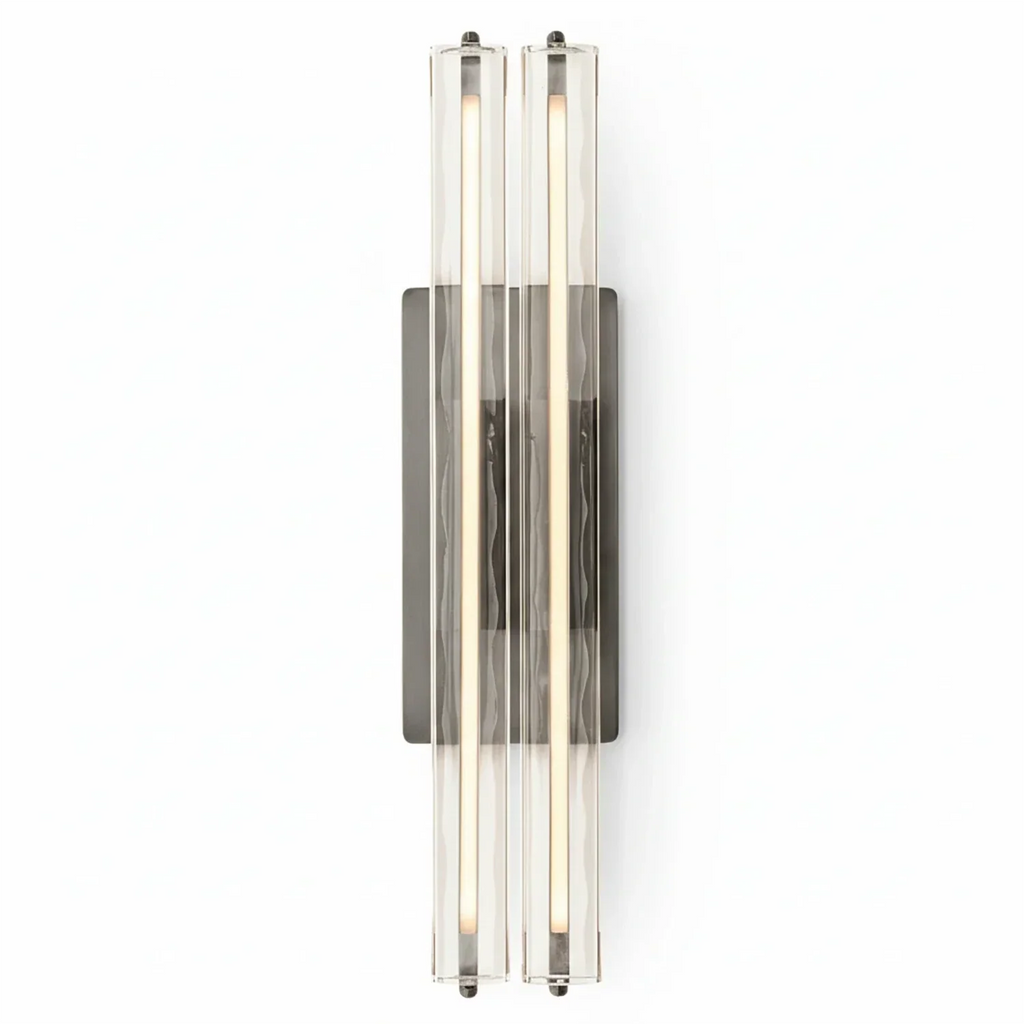 Audubonne Minimalist Crystal Column Sconce | wildoxy