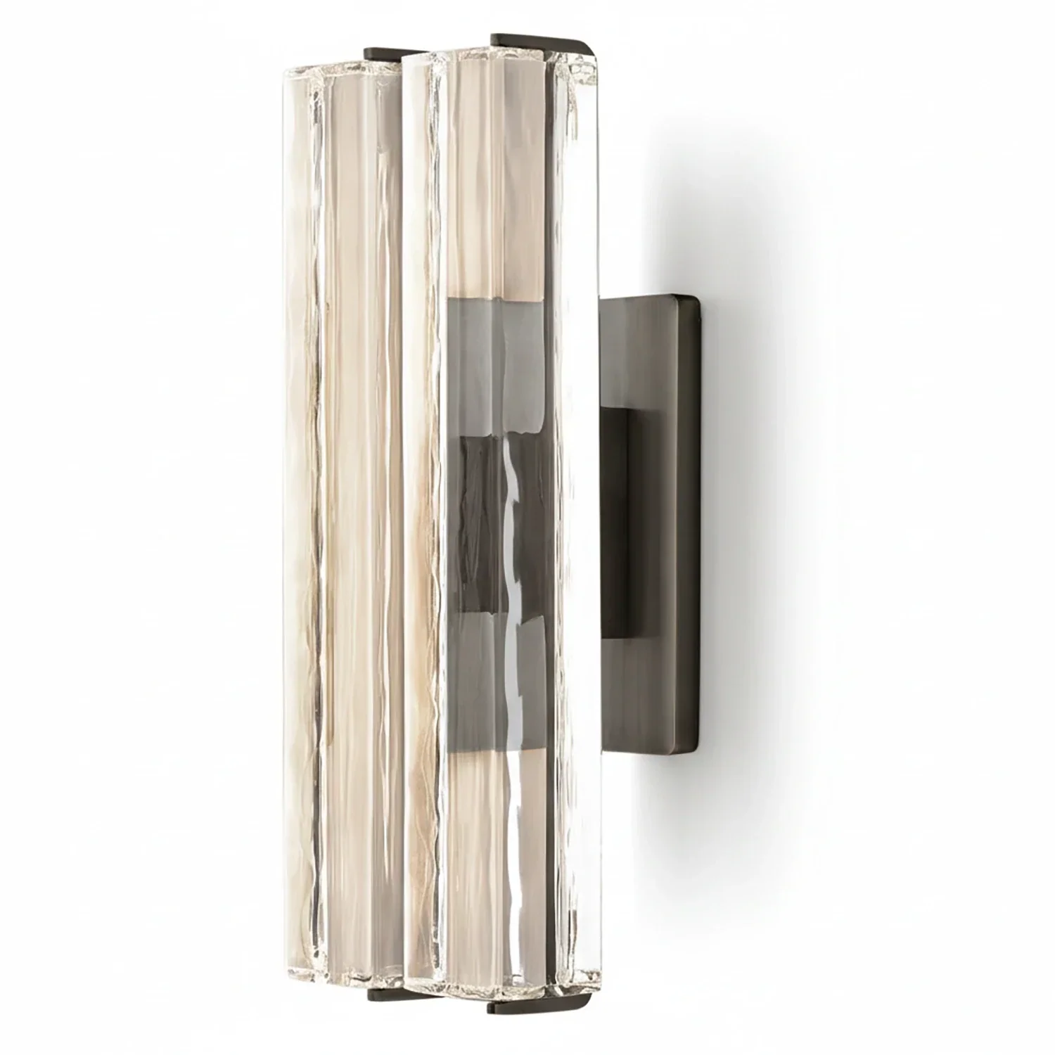 Audubonne Minimalist Crystal Column Sconce | wildoxy