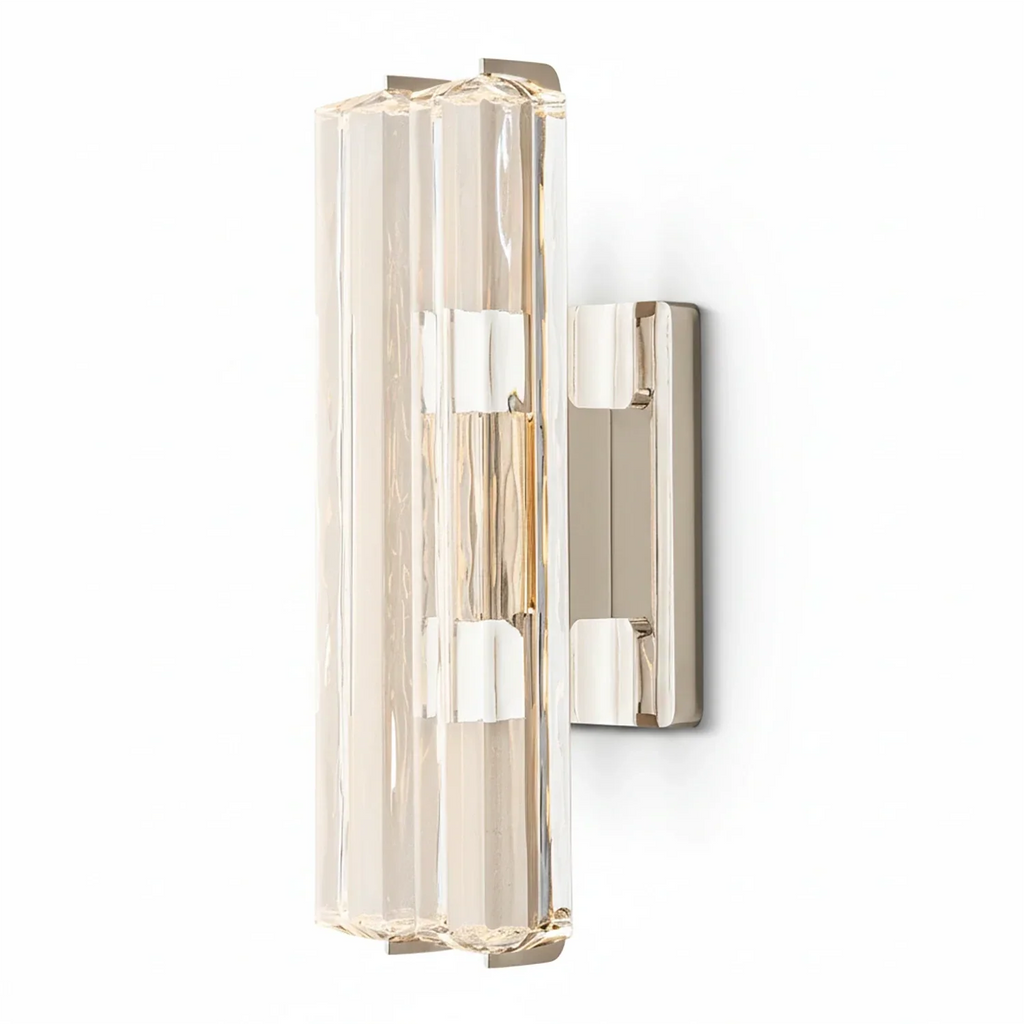Audubonne Minimalist Crystal Column Sconce | wildoxy