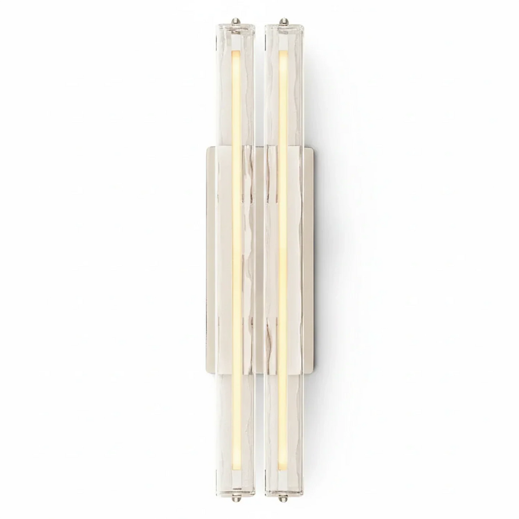 Audubonne Minimalist Crystal Column Sconce | wildoxy