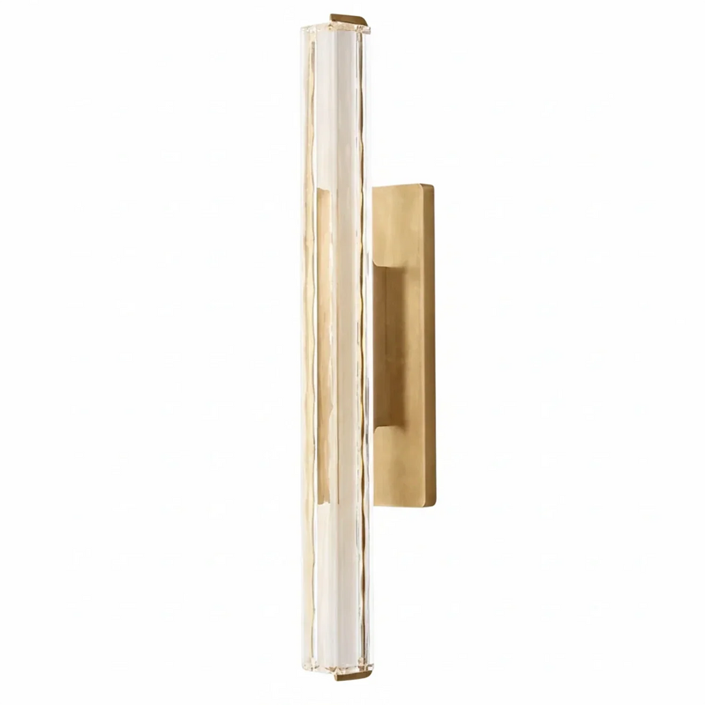 Audubonne Minimalist Crystal Column Sconce | wildoxy