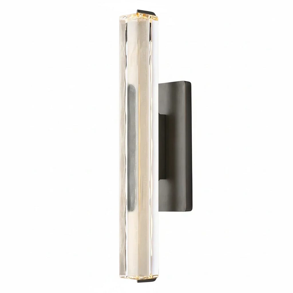 Audubonne Minimalist Crystal Column Sconce | wildoxy