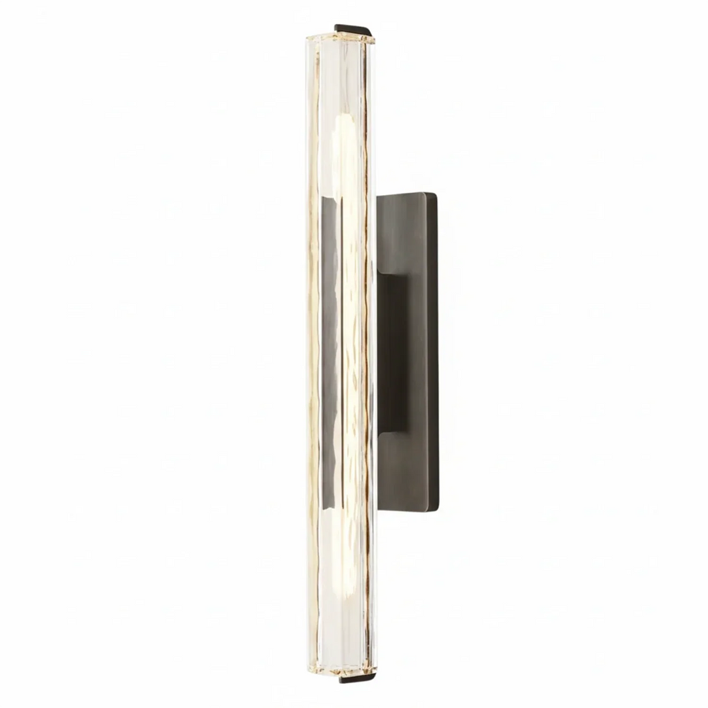 Audubonne Minimalist Crystal Column Sconce | wildoxy