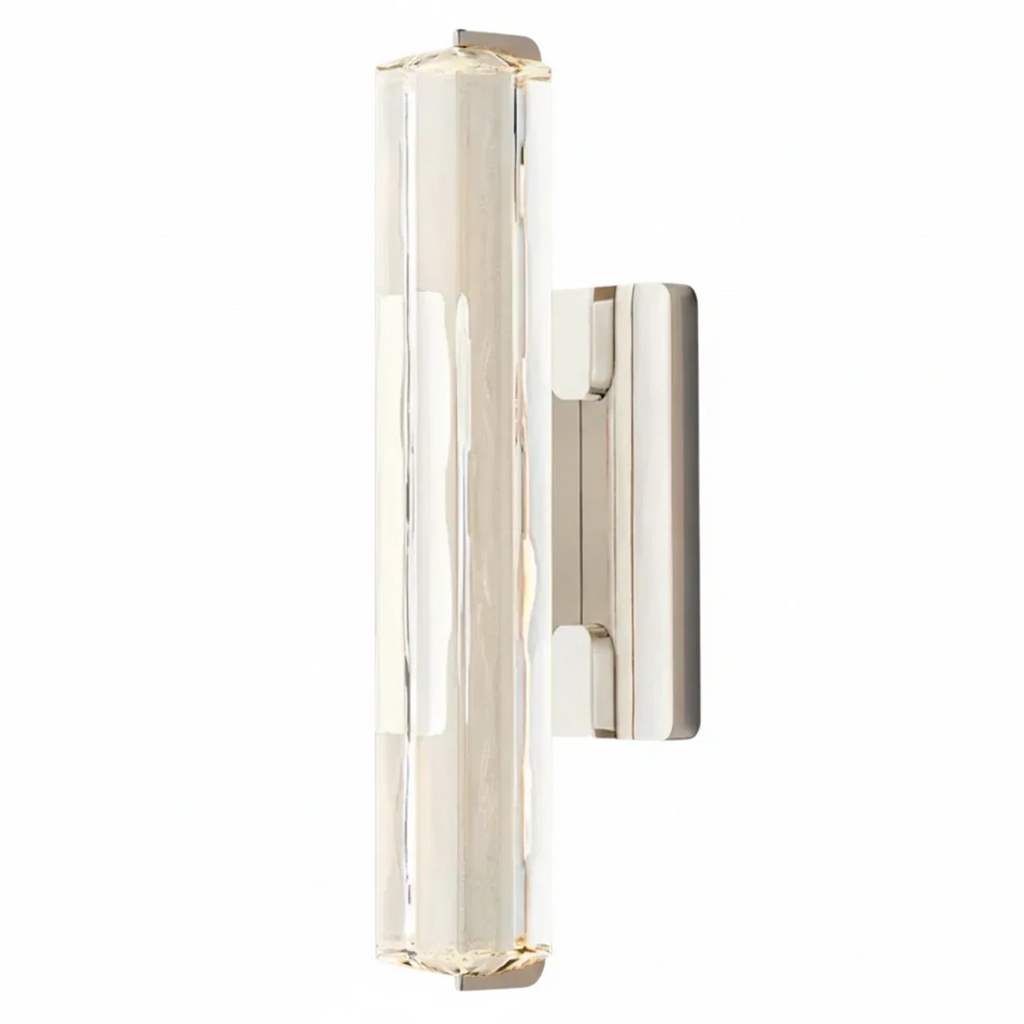 Audubonne Minimalist Crystal Column Sconce | wildoxy