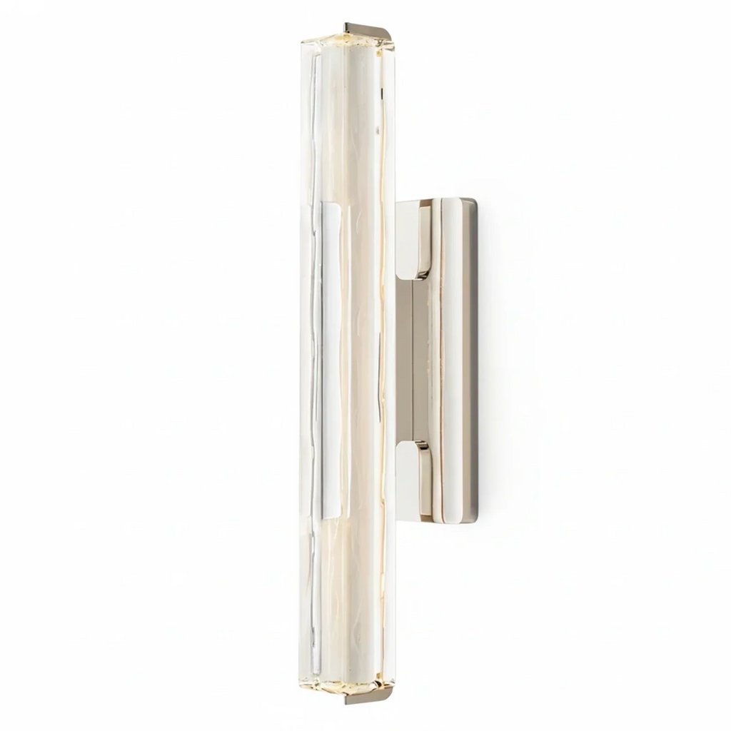Audubonne Minimalist Crystal Column Sconce | wildoxy