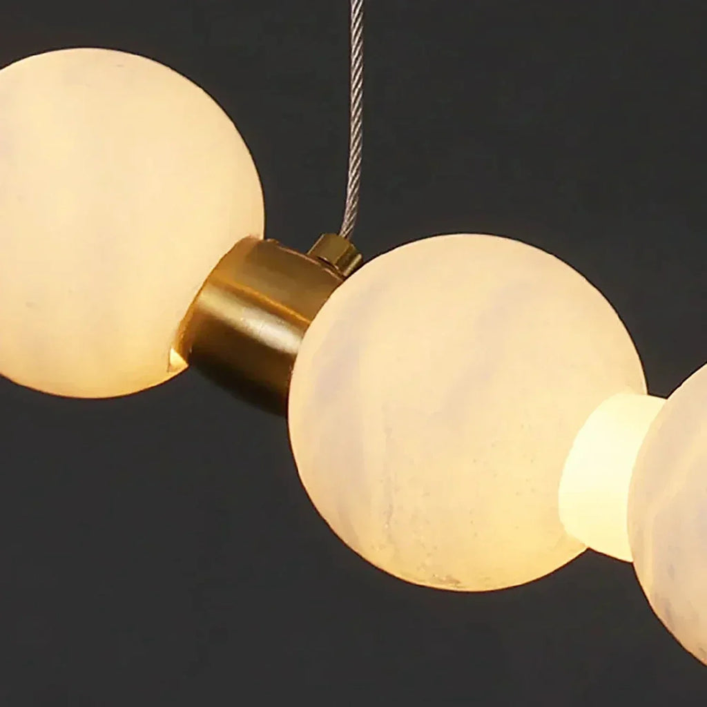 Aura Alabaster Orb Chandelier | wildoxy