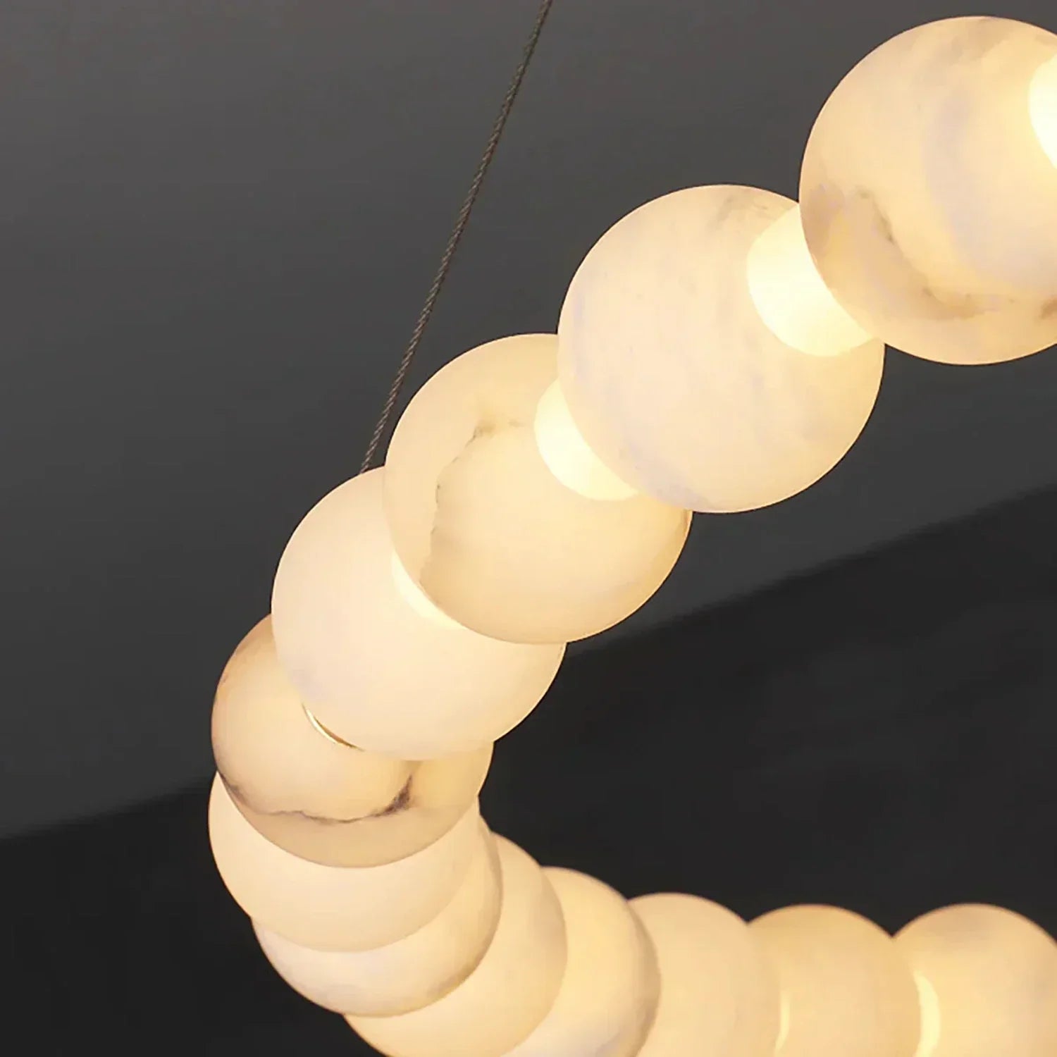 Aura Alabaster Orb Chandelier | wildoxy