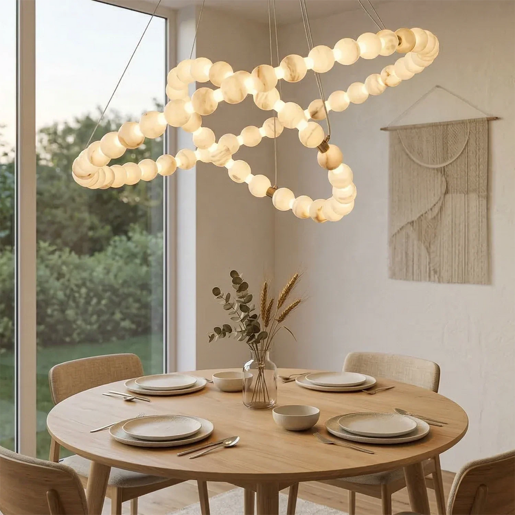 Aura Alabaster Orb Chandelier | wildoxy