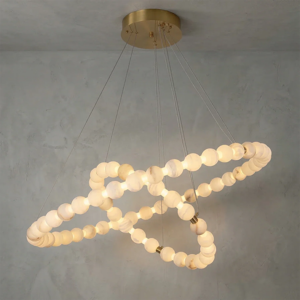Aura Alabaster Orb Chandelier | wildoxy