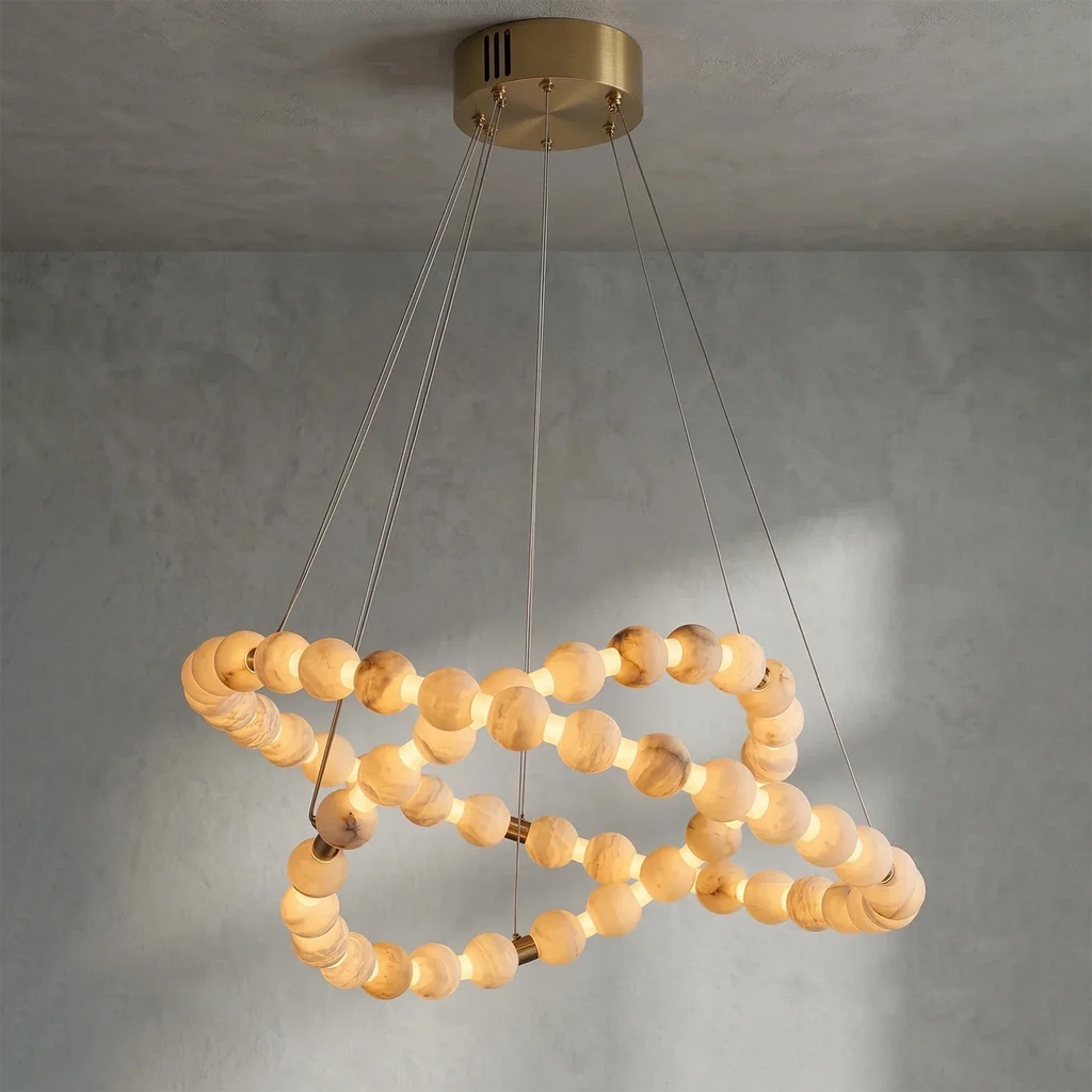 Aura Alabaster Orb Chandelier | wildoxy