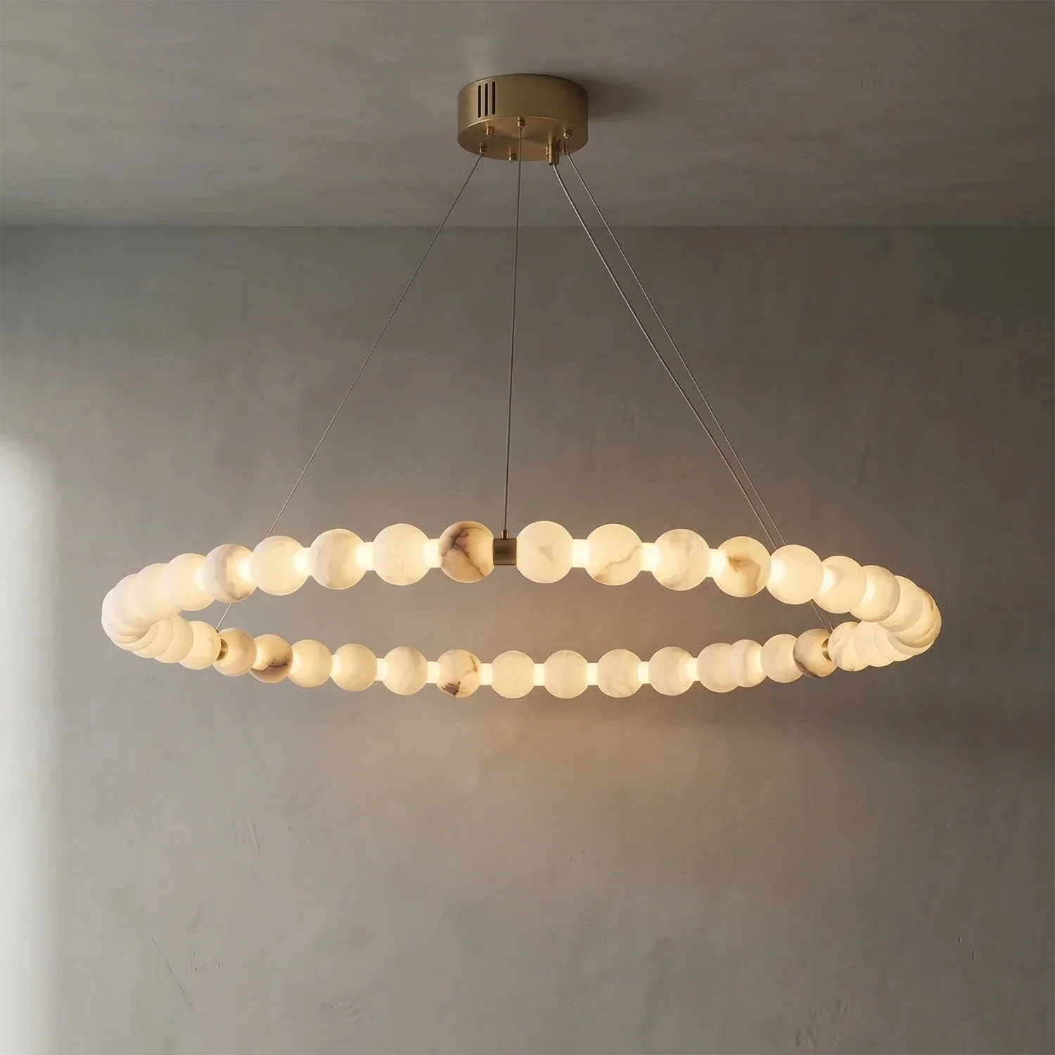Aura Alabaster Orb Chandelier | wildoxy