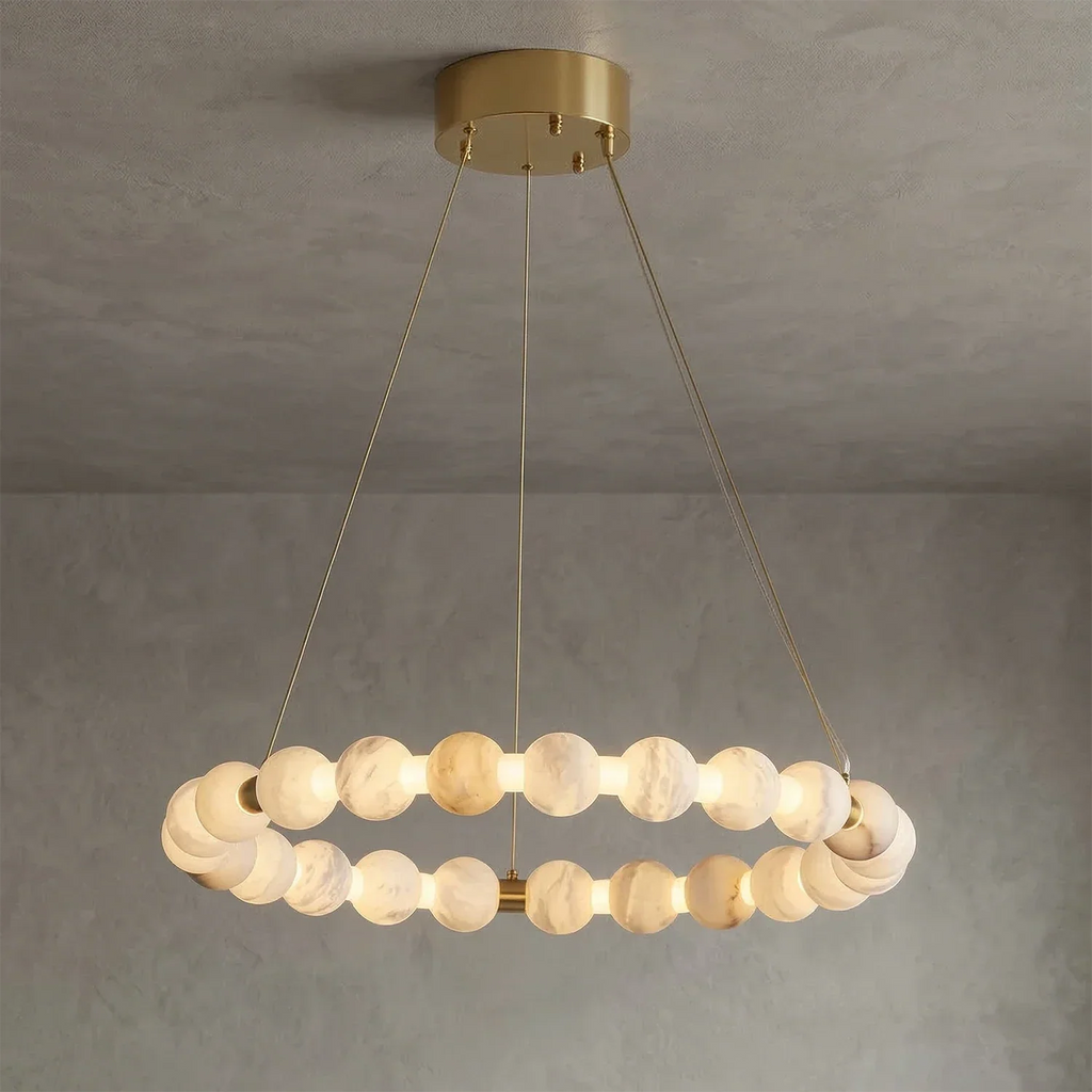 Aura Alabaster Orb Chandelier | wildoxy