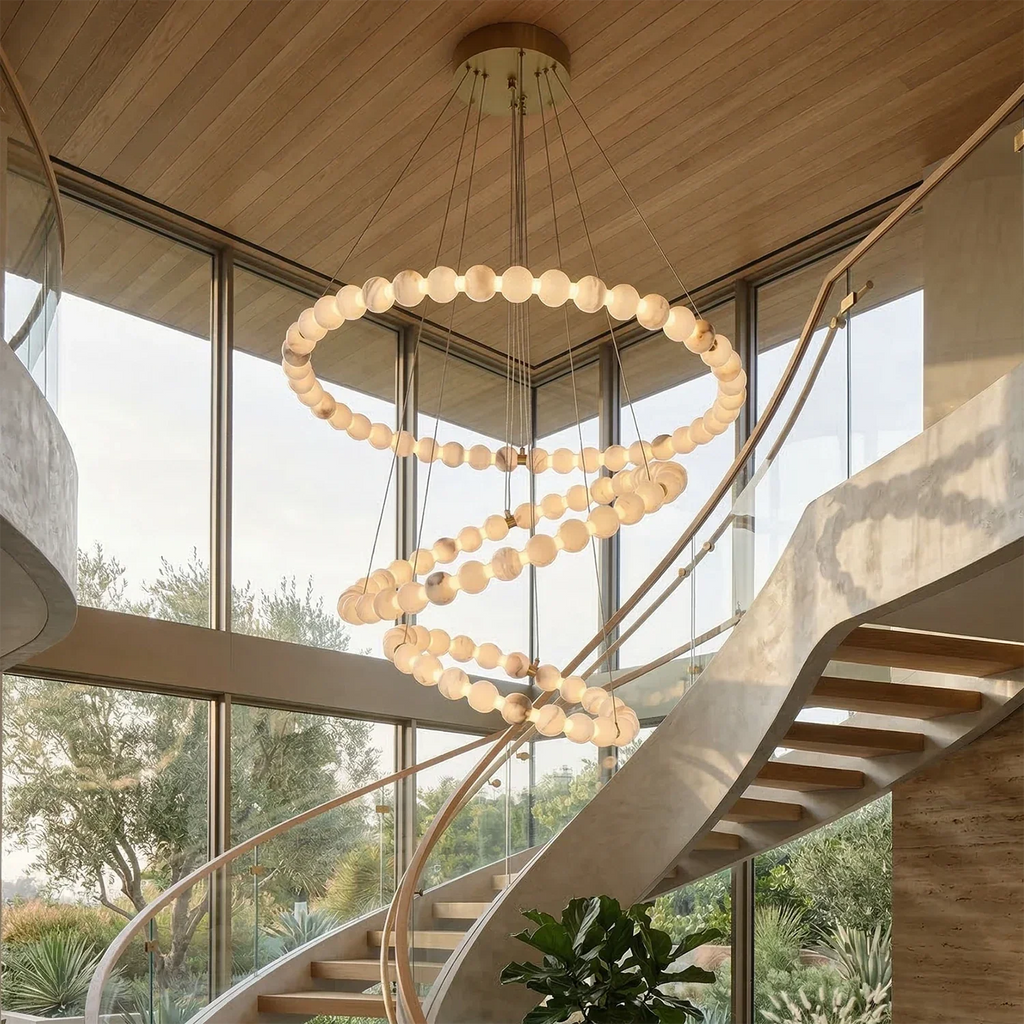 Aura Alabaster Orb Chandelier | wildoxy