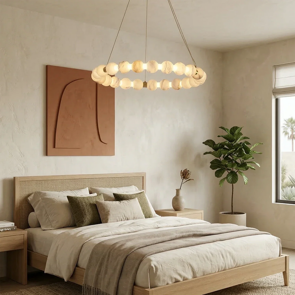 Aura Alabaster Orb Chandelier | wildoxy