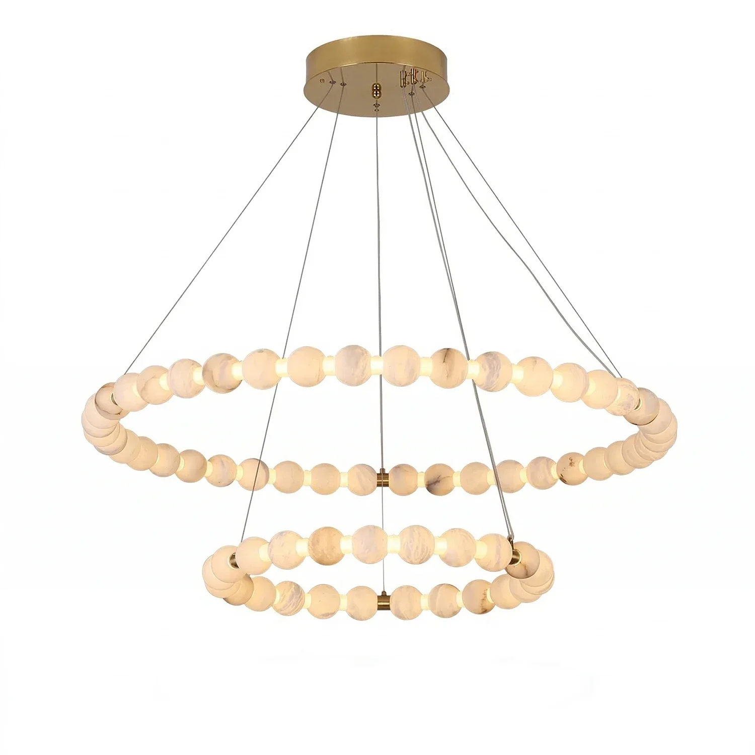 Aura Alabaster Orb Chandelier | wildoxy