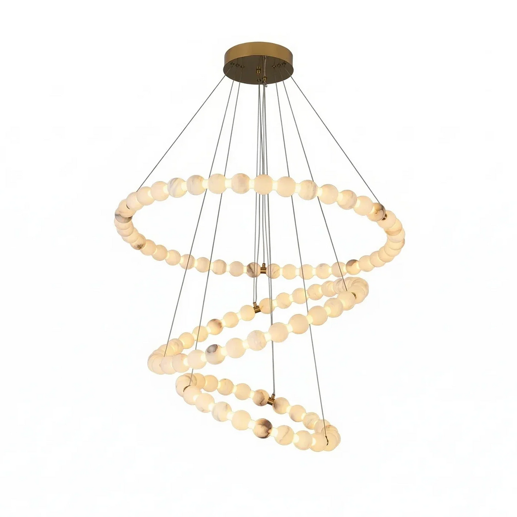 Aura Alabaster Orb Chandelier | wildoxy
