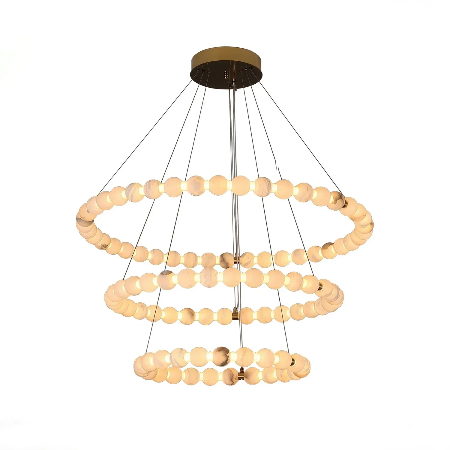 Aura Alabaster Orb Chandelier | wildoxy