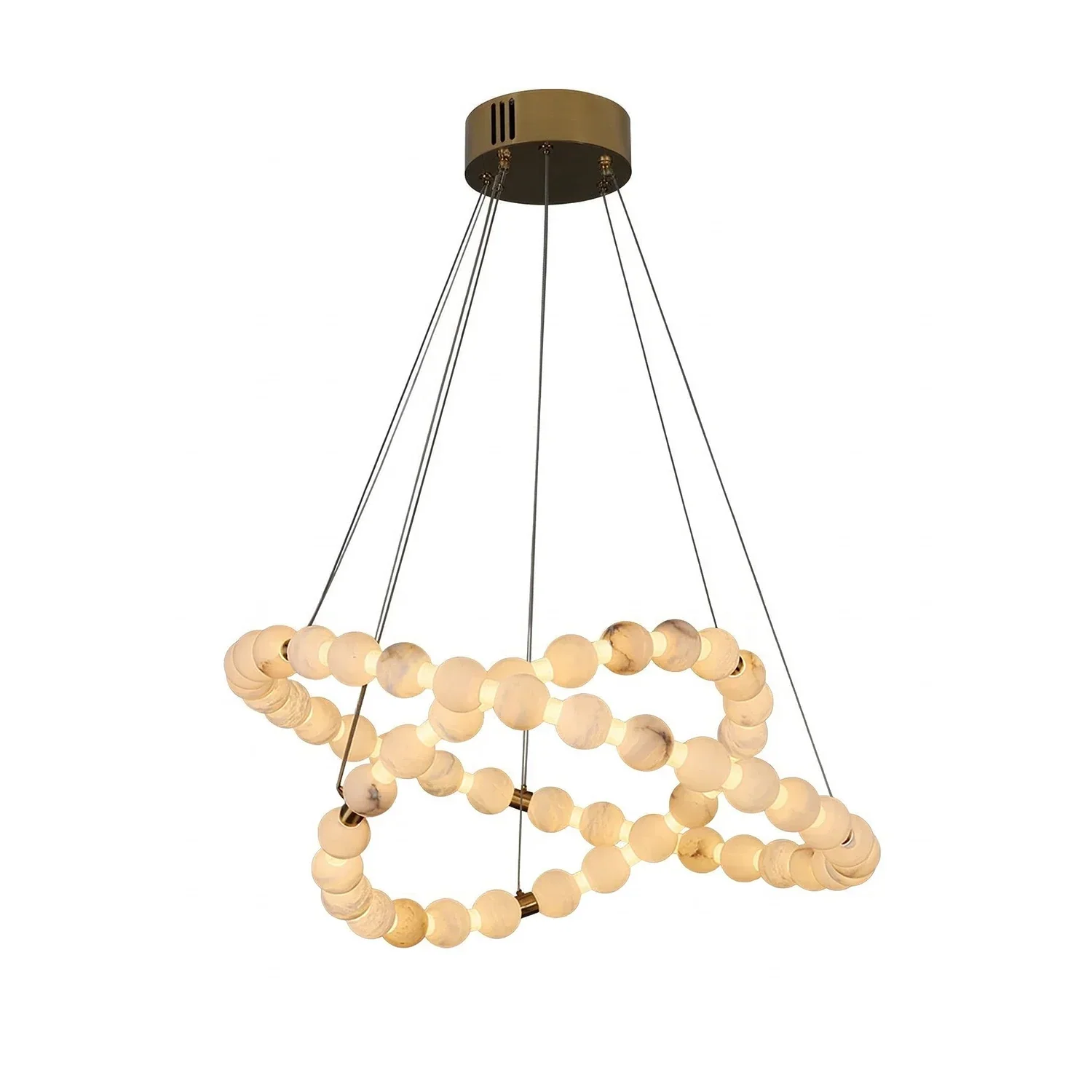 Aura Alabaster Orb Chandelier | wildoxy