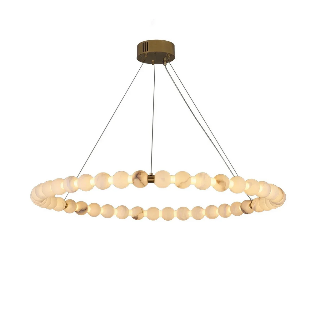 Aura Alabaster Orb Chandelier | wildoxy