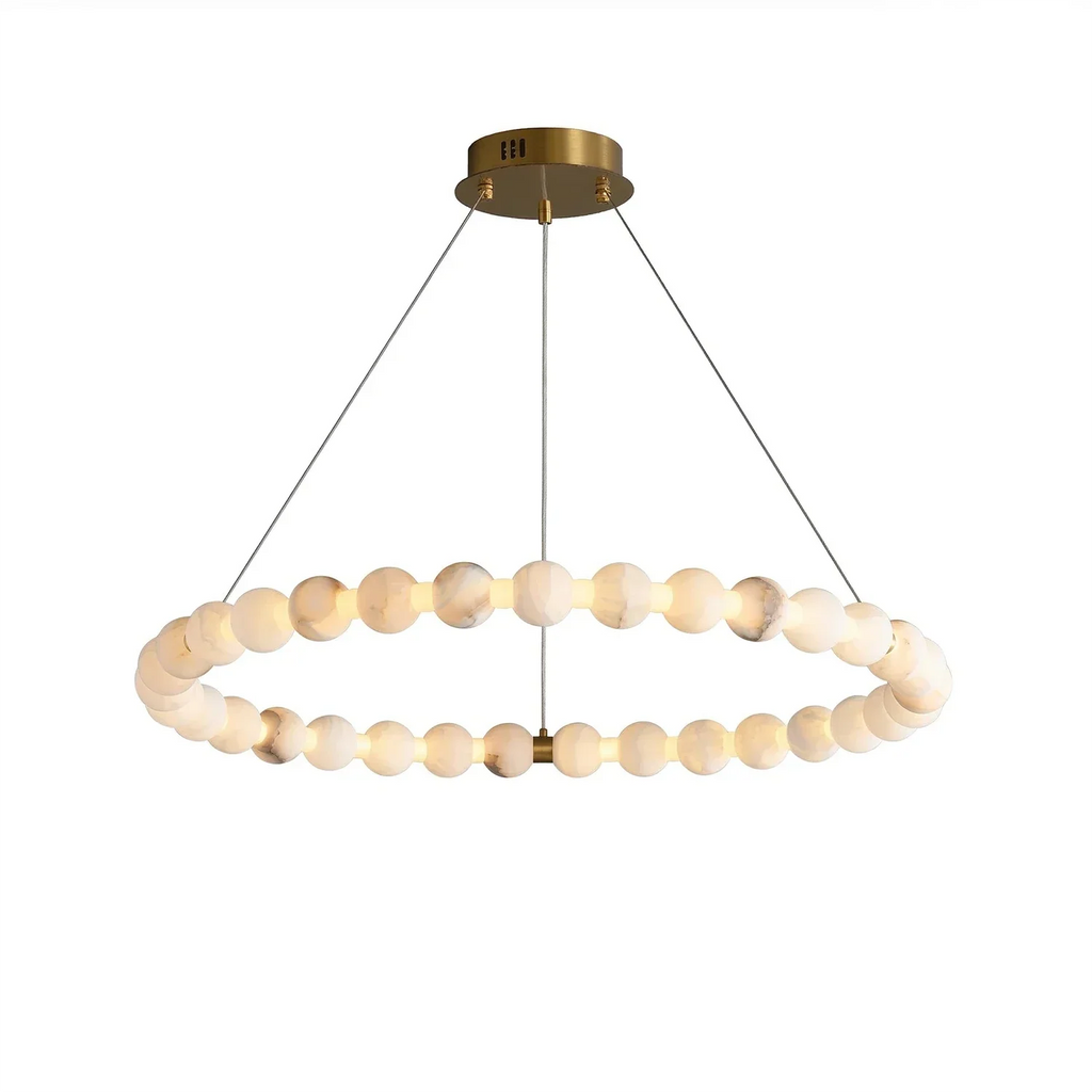 Aura Alabaster Orb Chandelier | wildoxy