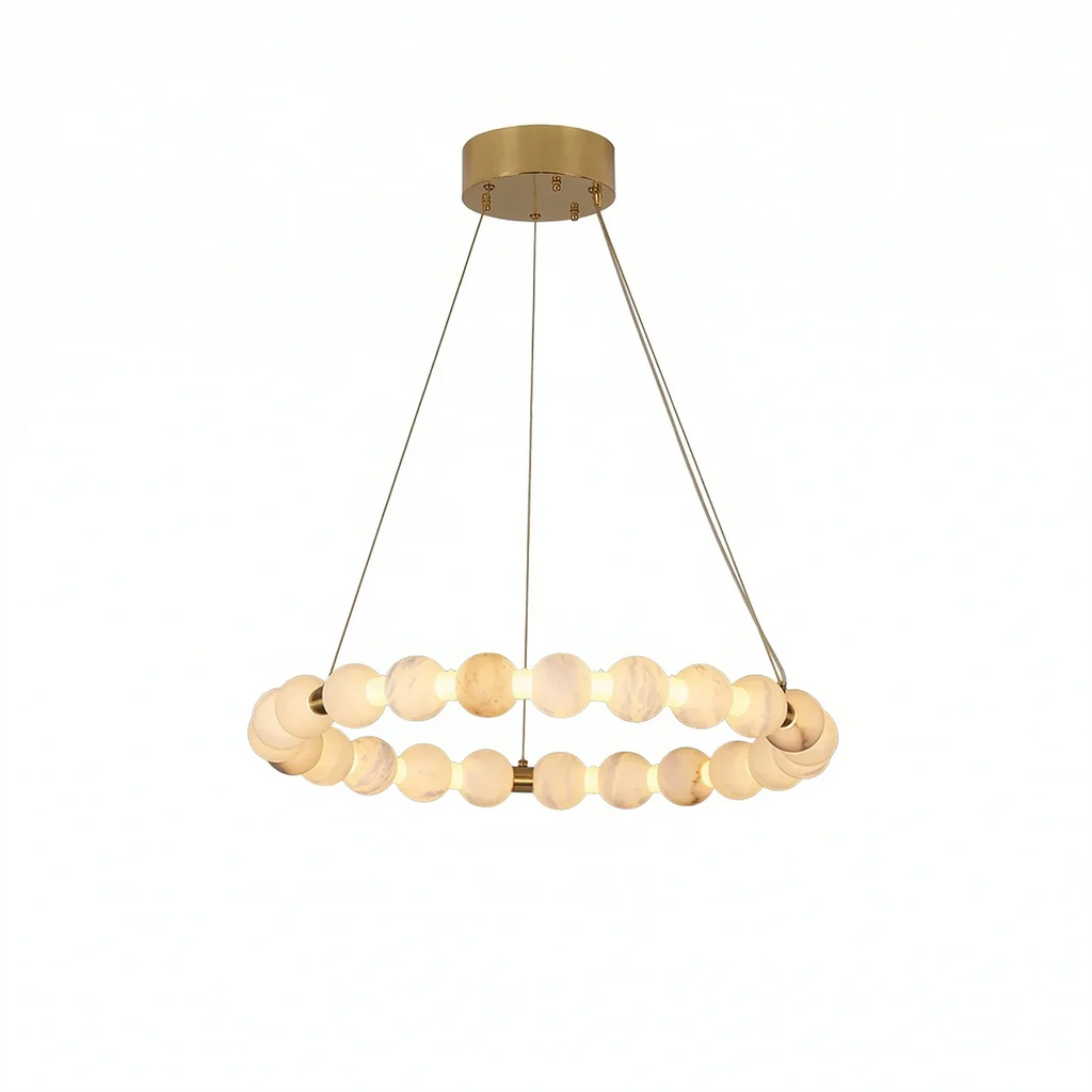 Aura Alabaster Orb Chandelier | wildoxy