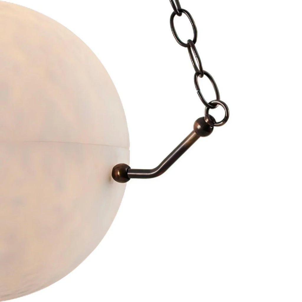 Aurelia Alabaster Sphere Suspension Pendant | wildoxy