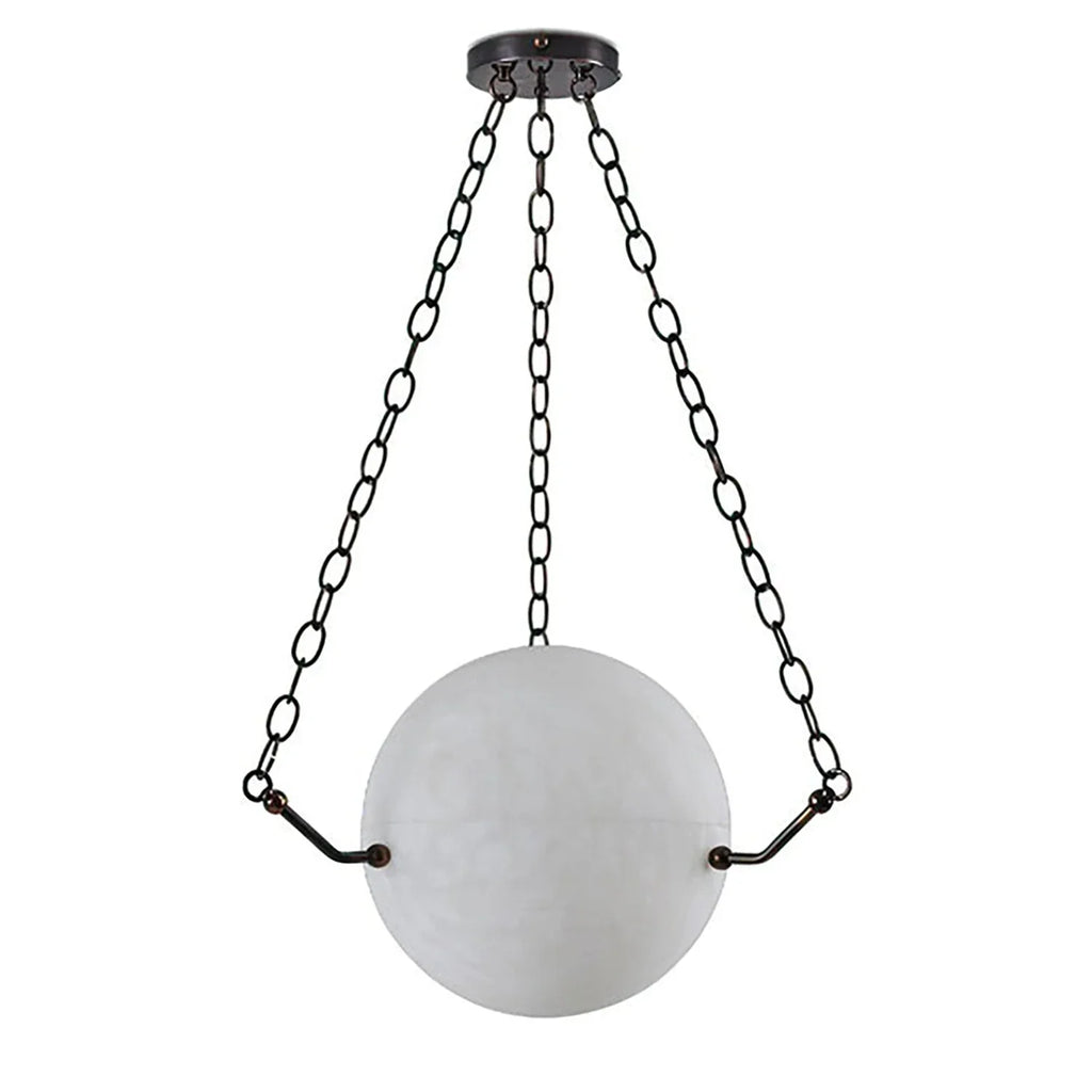 Aurelia Alabaster Sphere Suspension Pendant | wildoxy