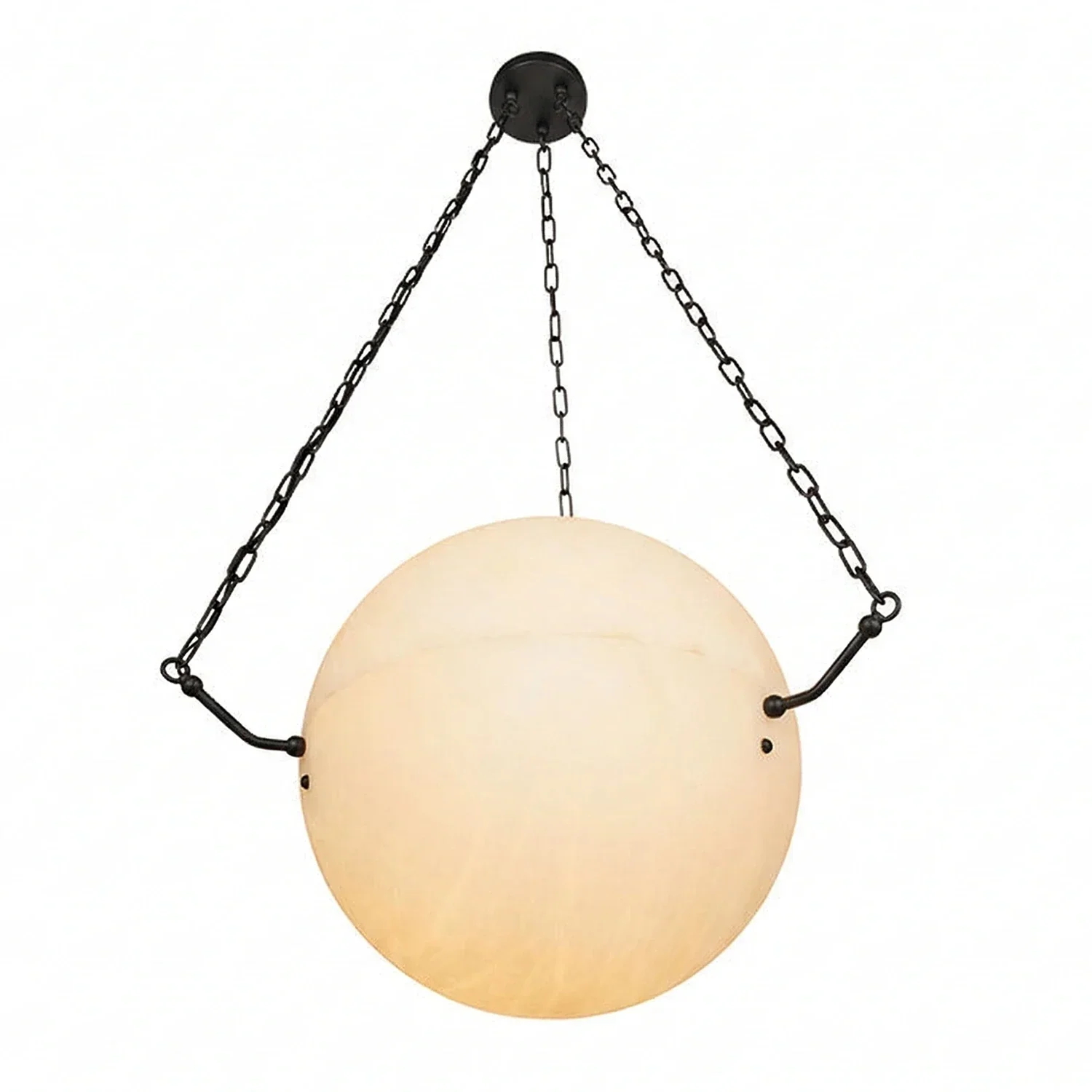 Aurelia Alabaster Sphere Suspension Pendant | wildoxy