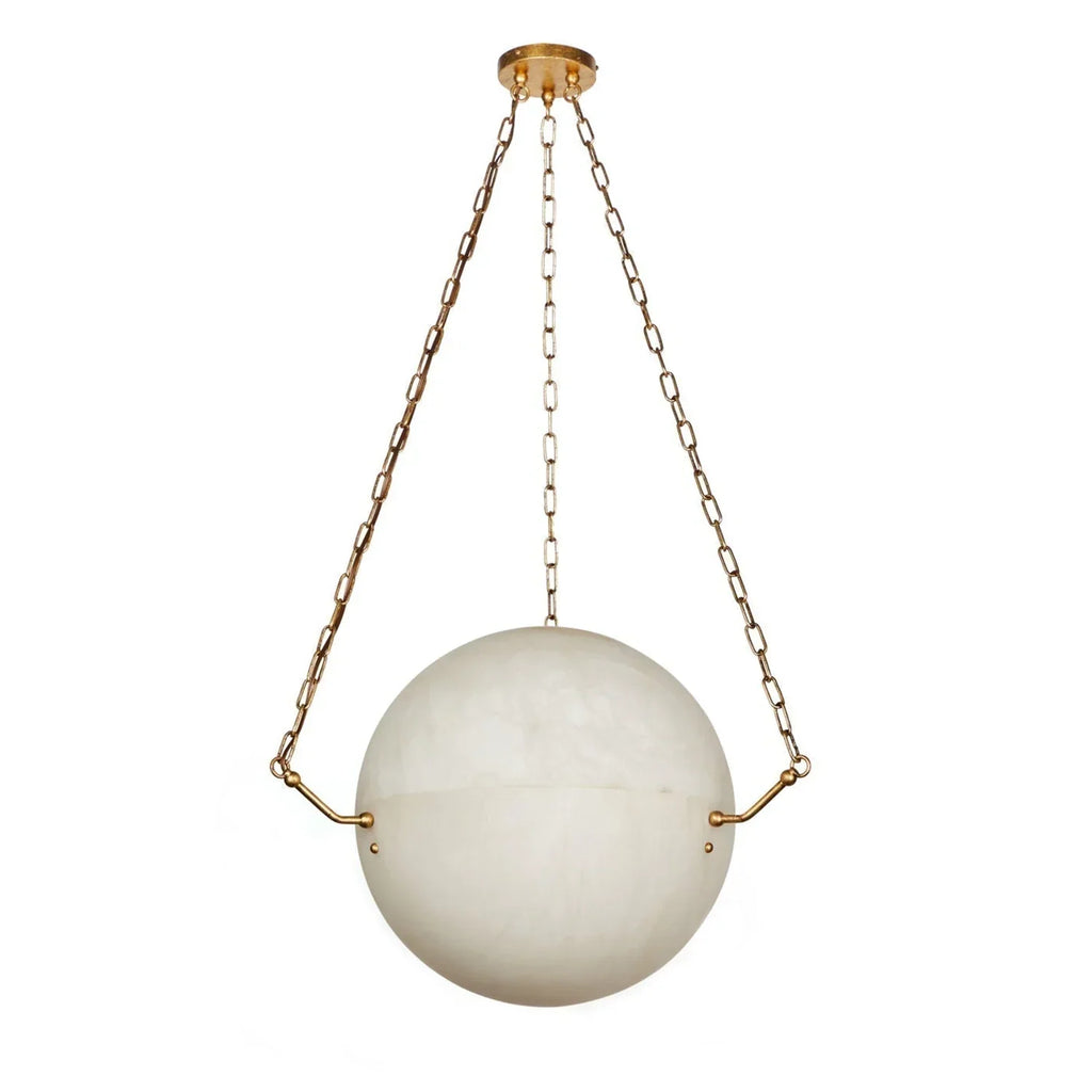 Aurelia Alabaster Sphere Suspension Pendant | wildoxy