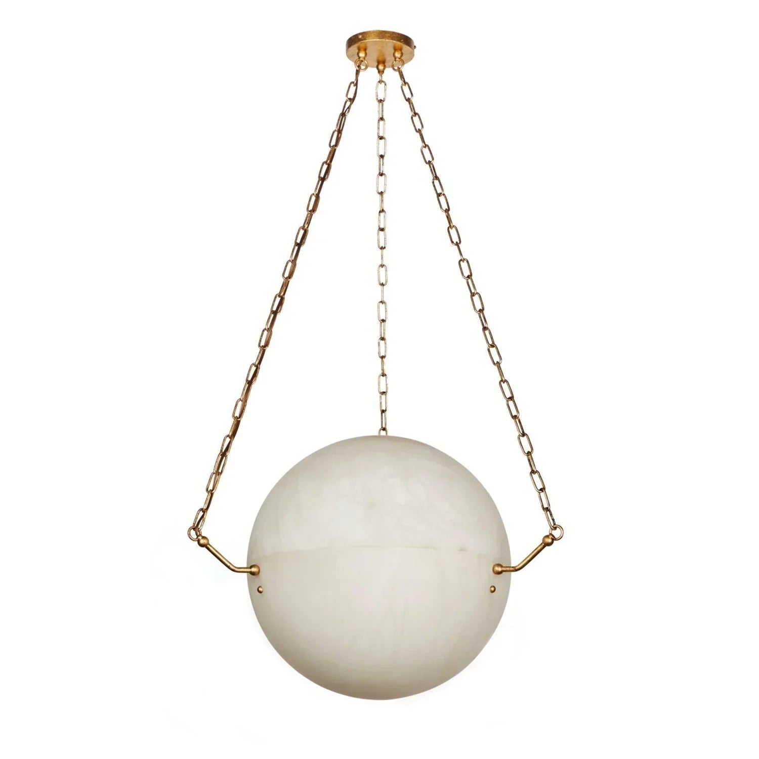 Aurelia Alabaster Sphere Suspension Pendant | wildoxy